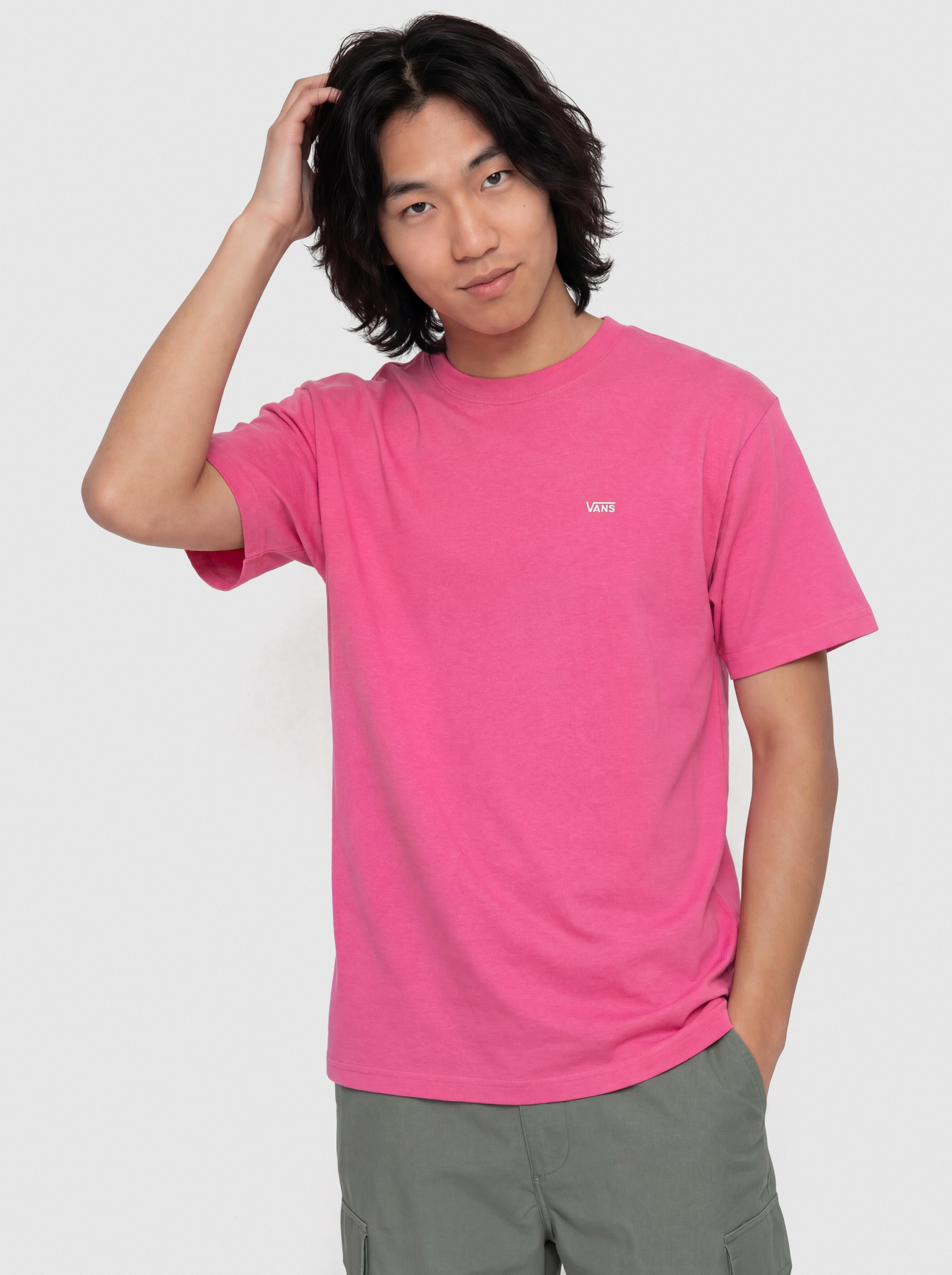 Tričko Vans Left Chest II Loose (pink velvet)