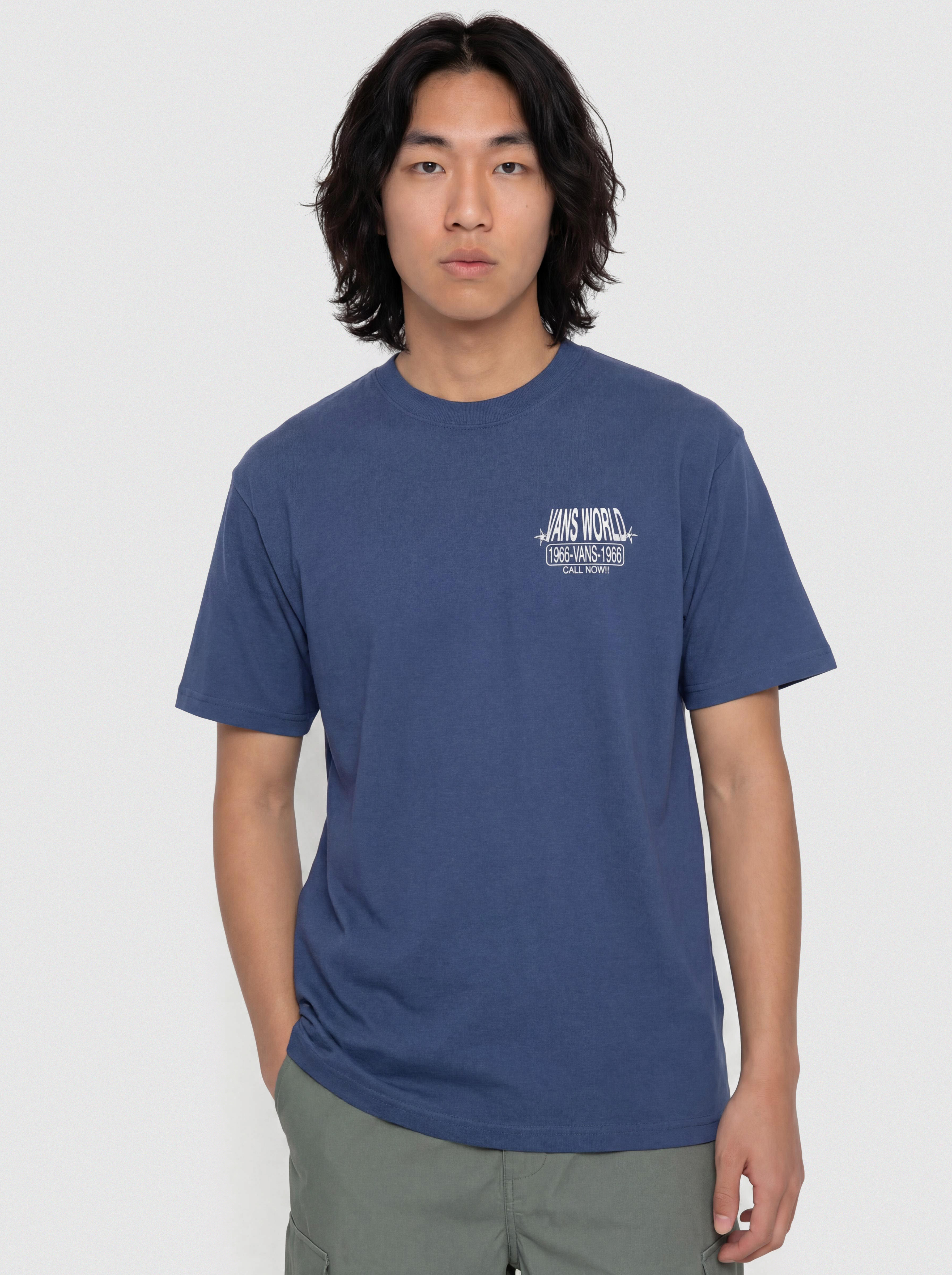 Tričko Vans World Intl (true navy)