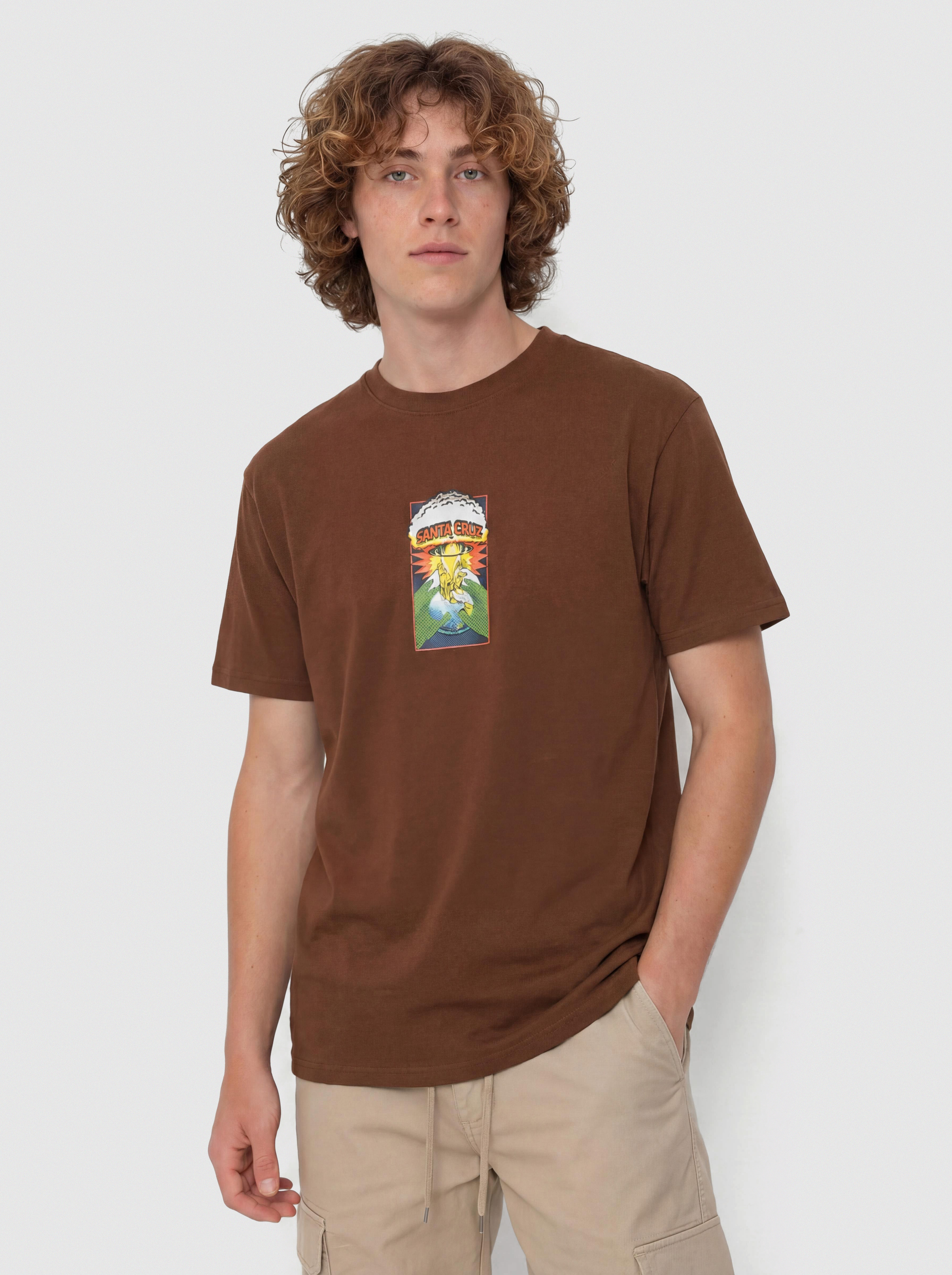 Tričko Santa Cruz Kendall Eotw Front (sepia brown)