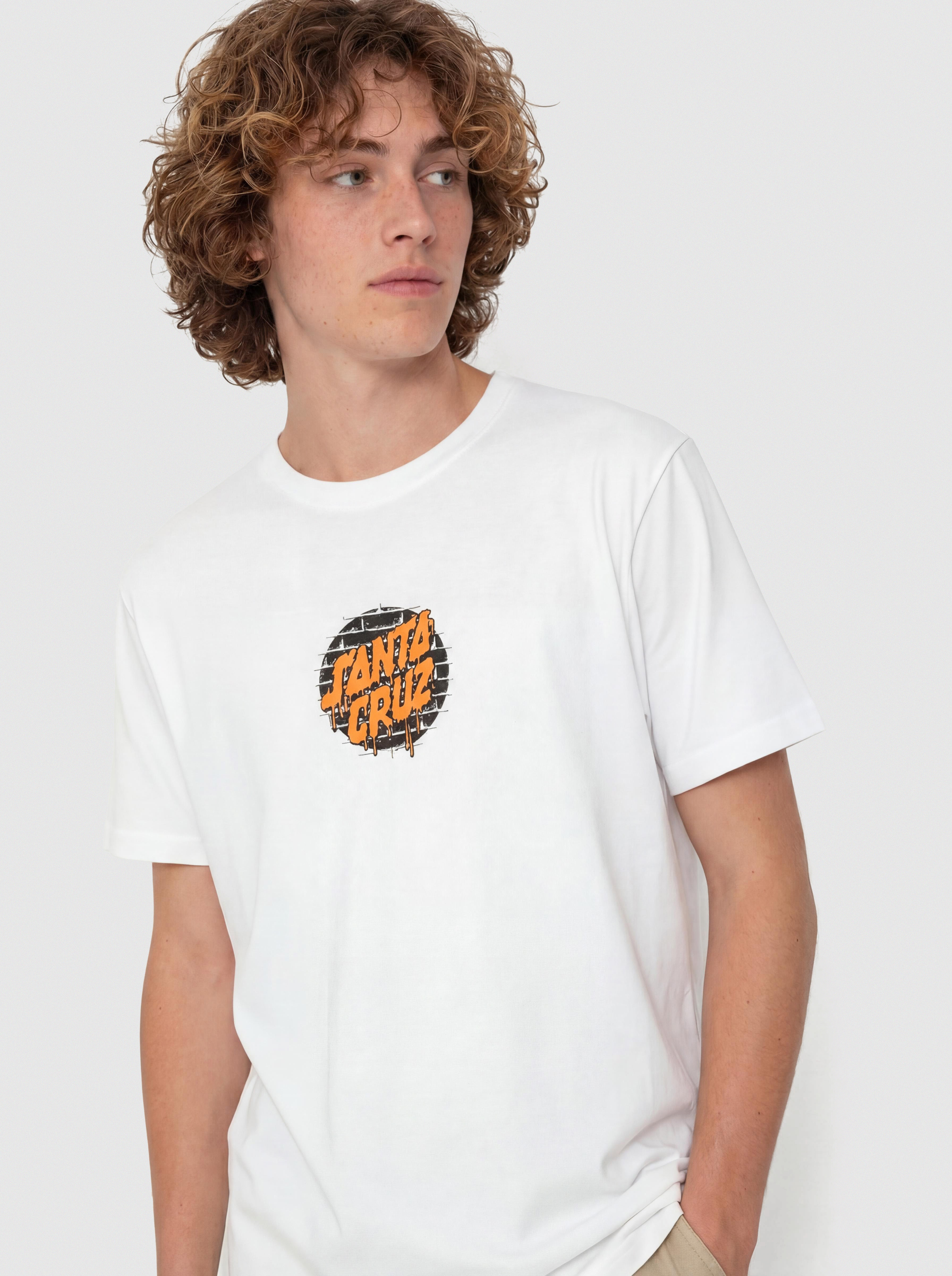 Tričko Santa Cruz Delfino Spotlight Fnt (white)
