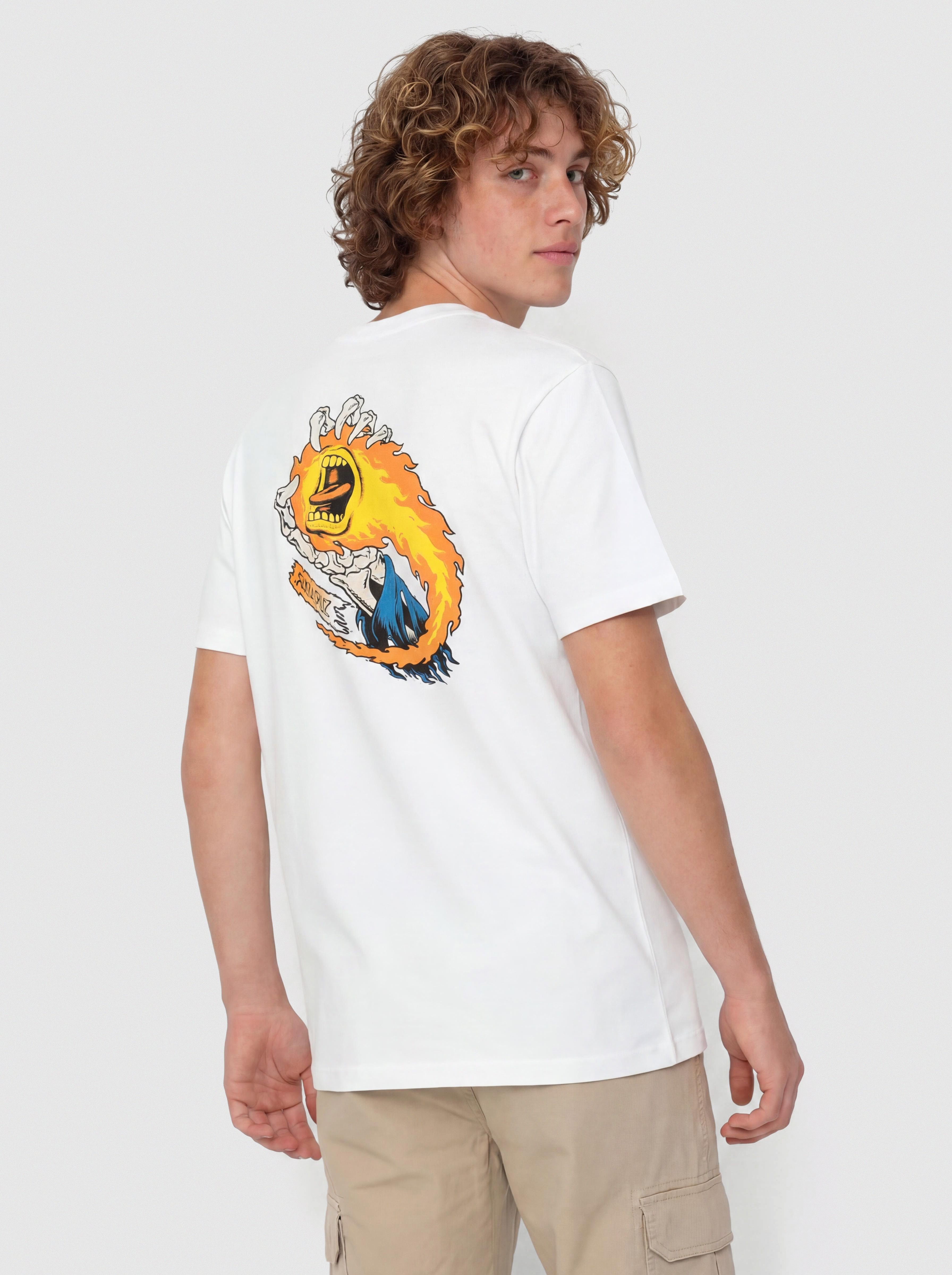 Tričko Santa Cruz O'Brien Scream Reaper (white)
