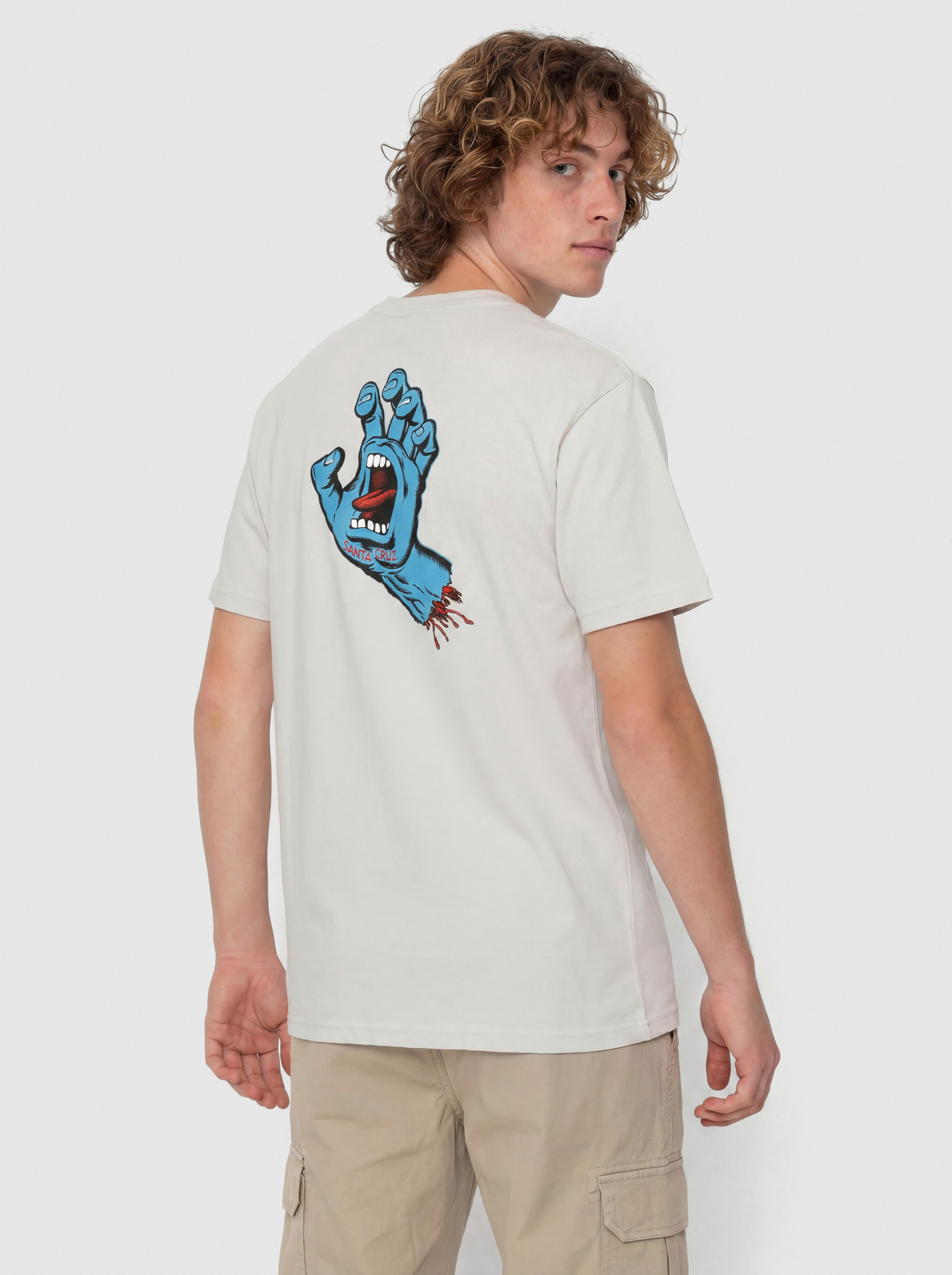 Tričko Santa Cruz Screaming Hand Chest (mist)