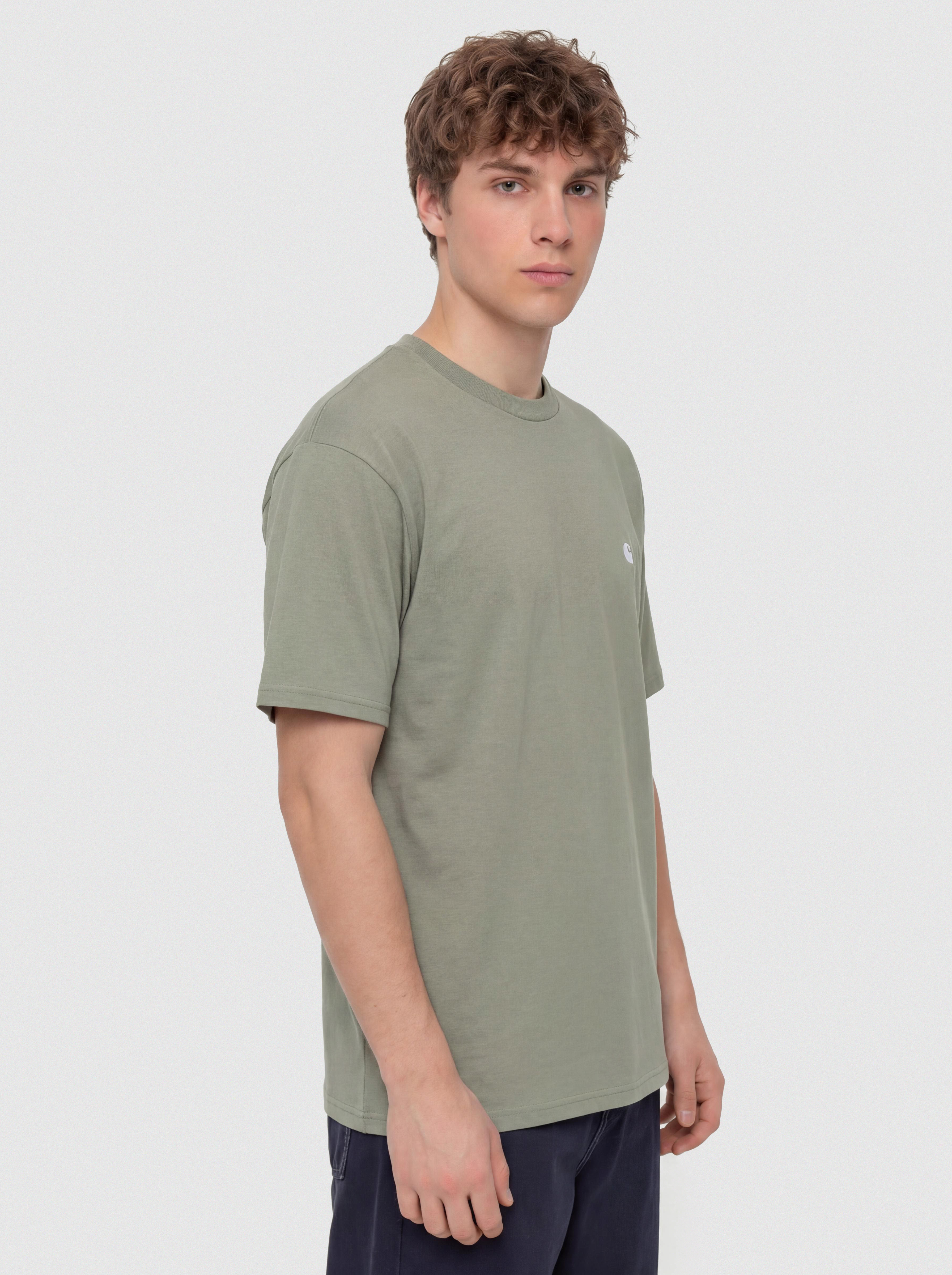 Tričko Carhartt WIP Madison (shady green/white)