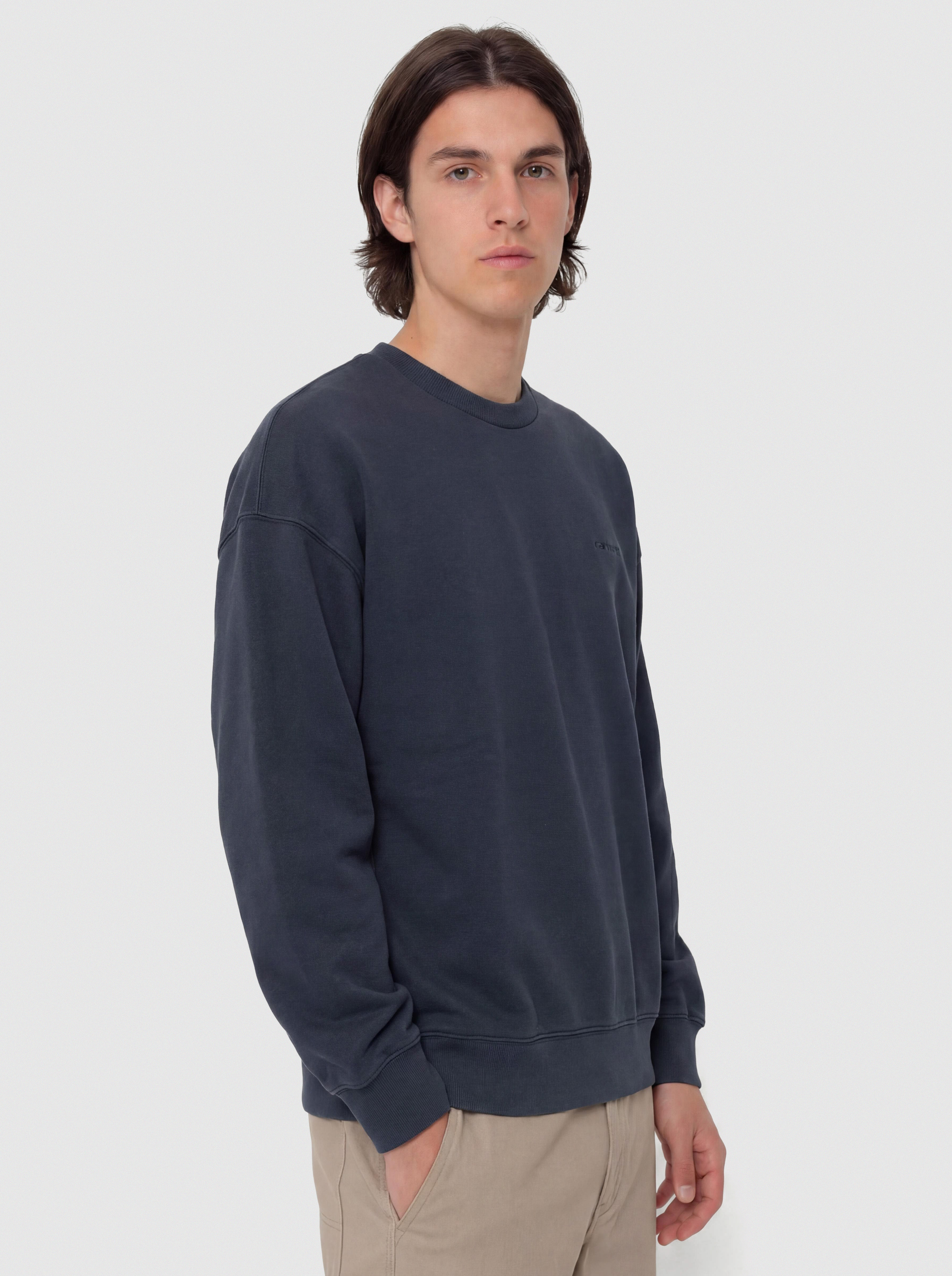 Mikina Carhartt WIP Benton (carbon)