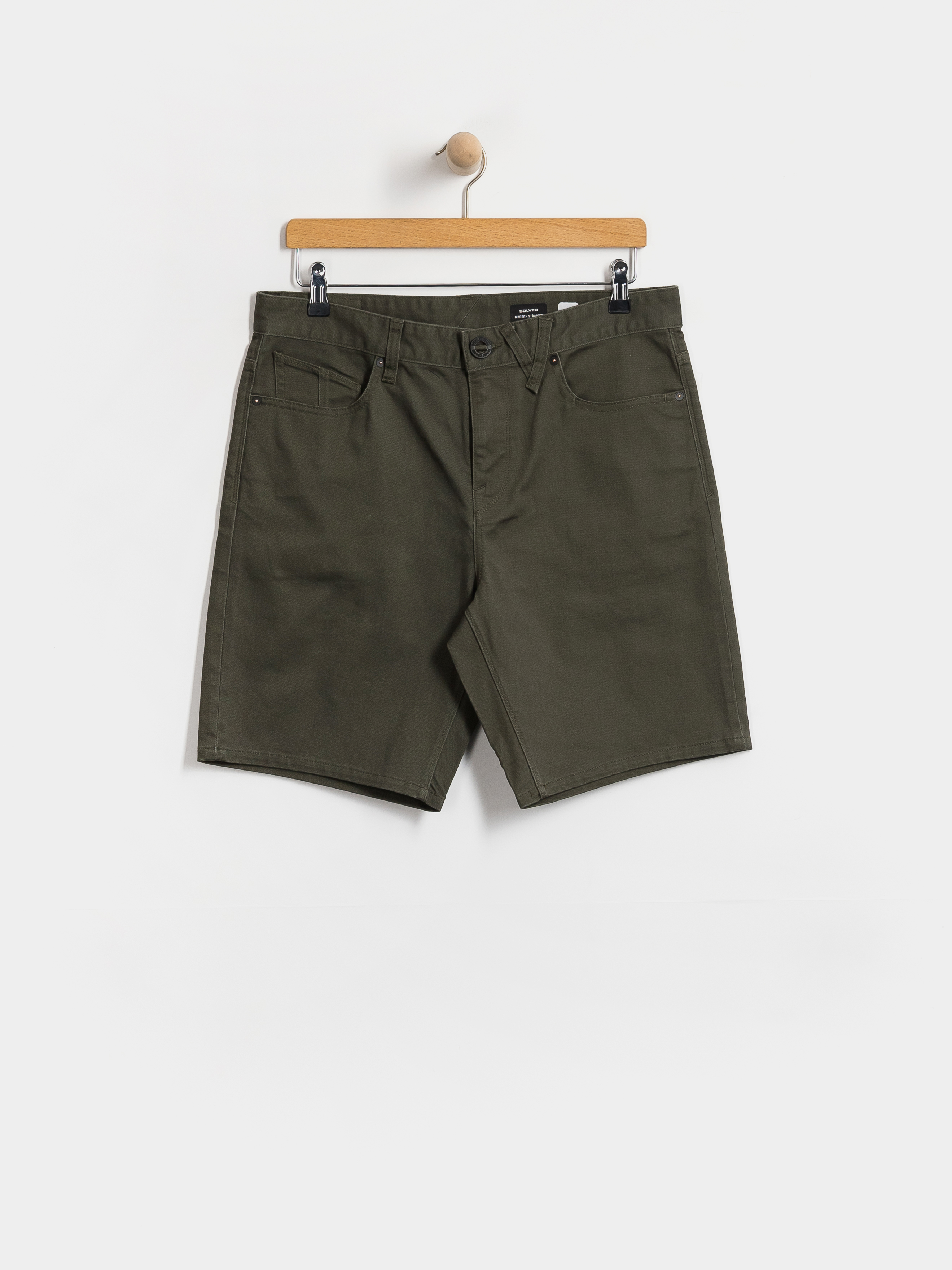 Kraťasy Volcom Solver 5 Pocket Twill 19 (squadron green)