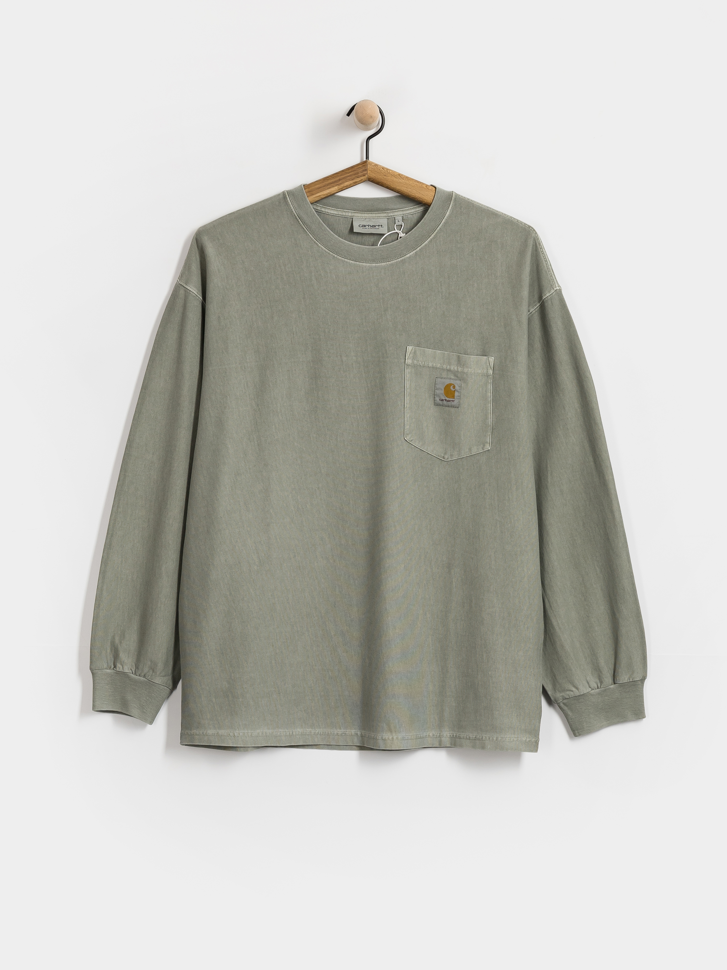 Triko Carhartt WIP Loose Pocket (shady green)