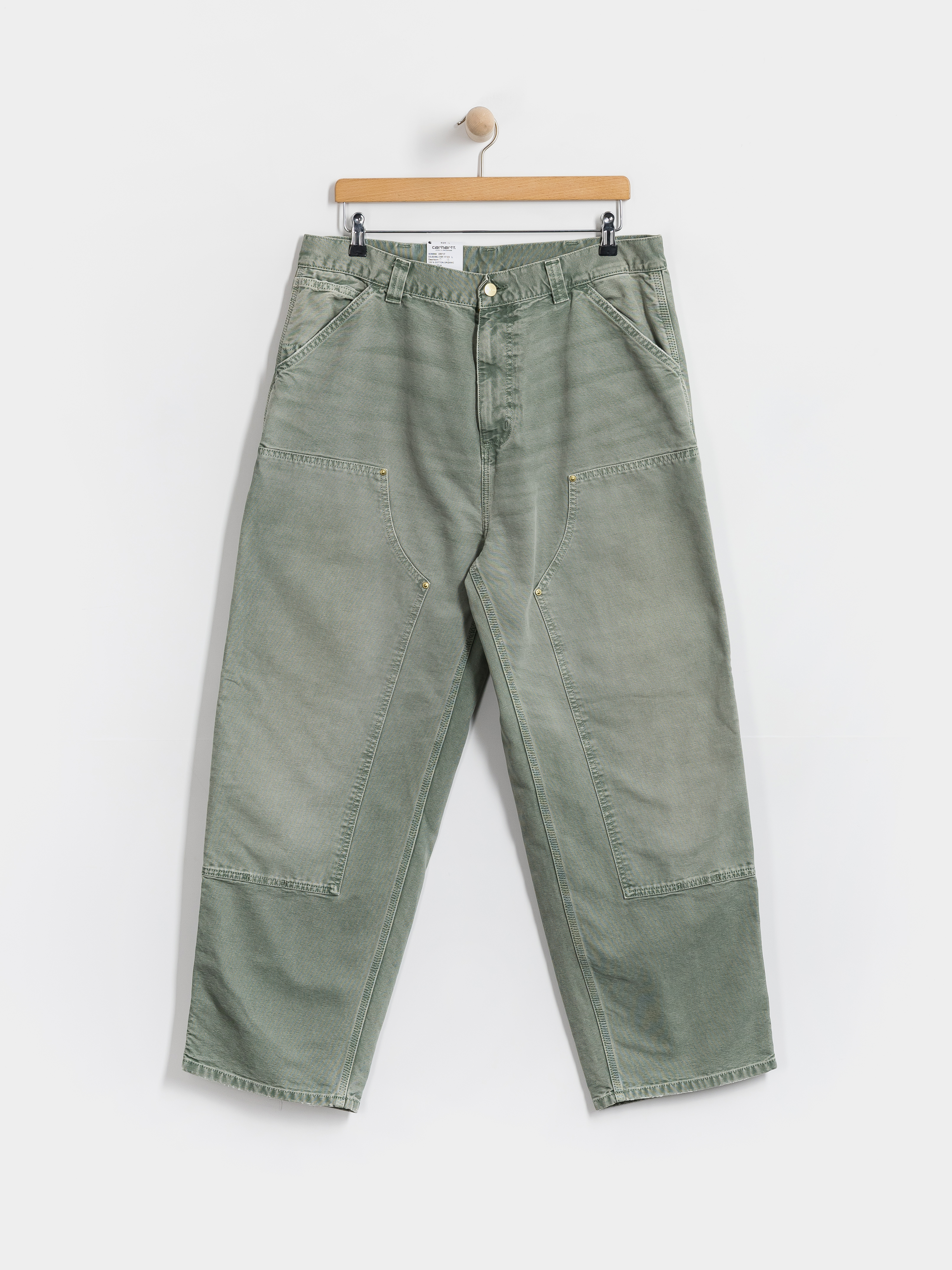 Nohavice Carhartt WIP OG Double Knee (shady green)
