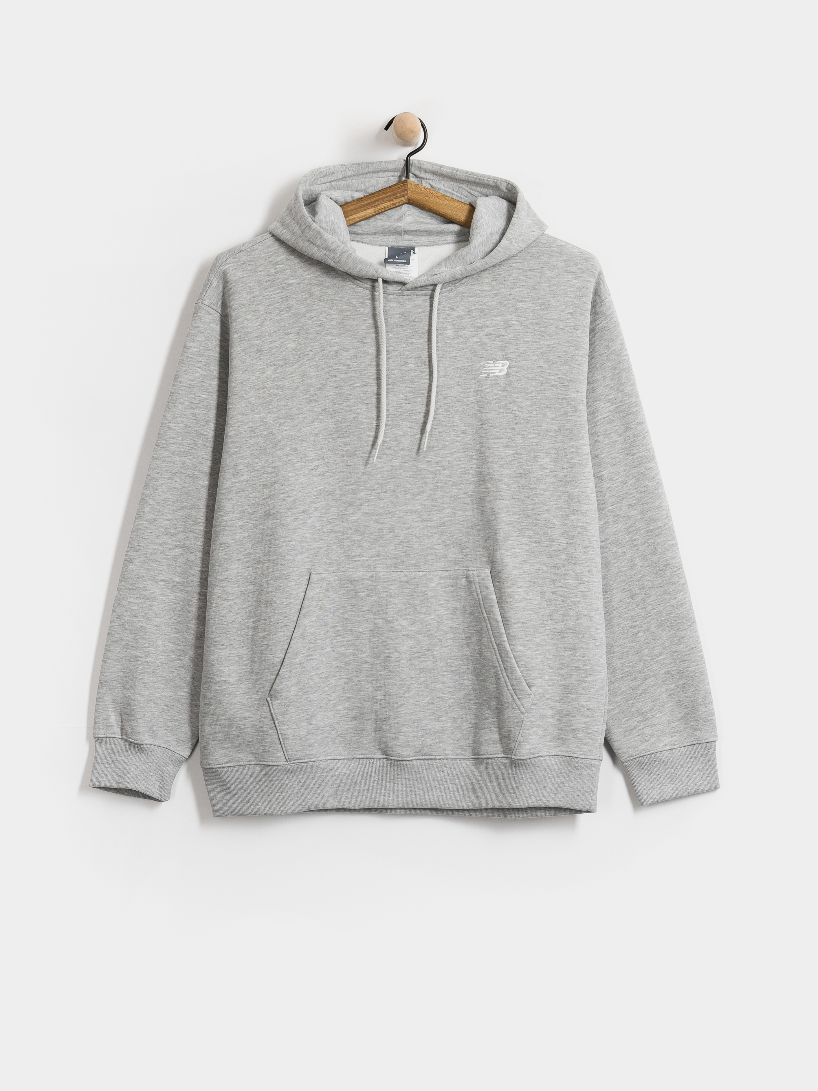 Mikina s kapucňou New Balance Sport Essentials Fleece HD (athletic grey)