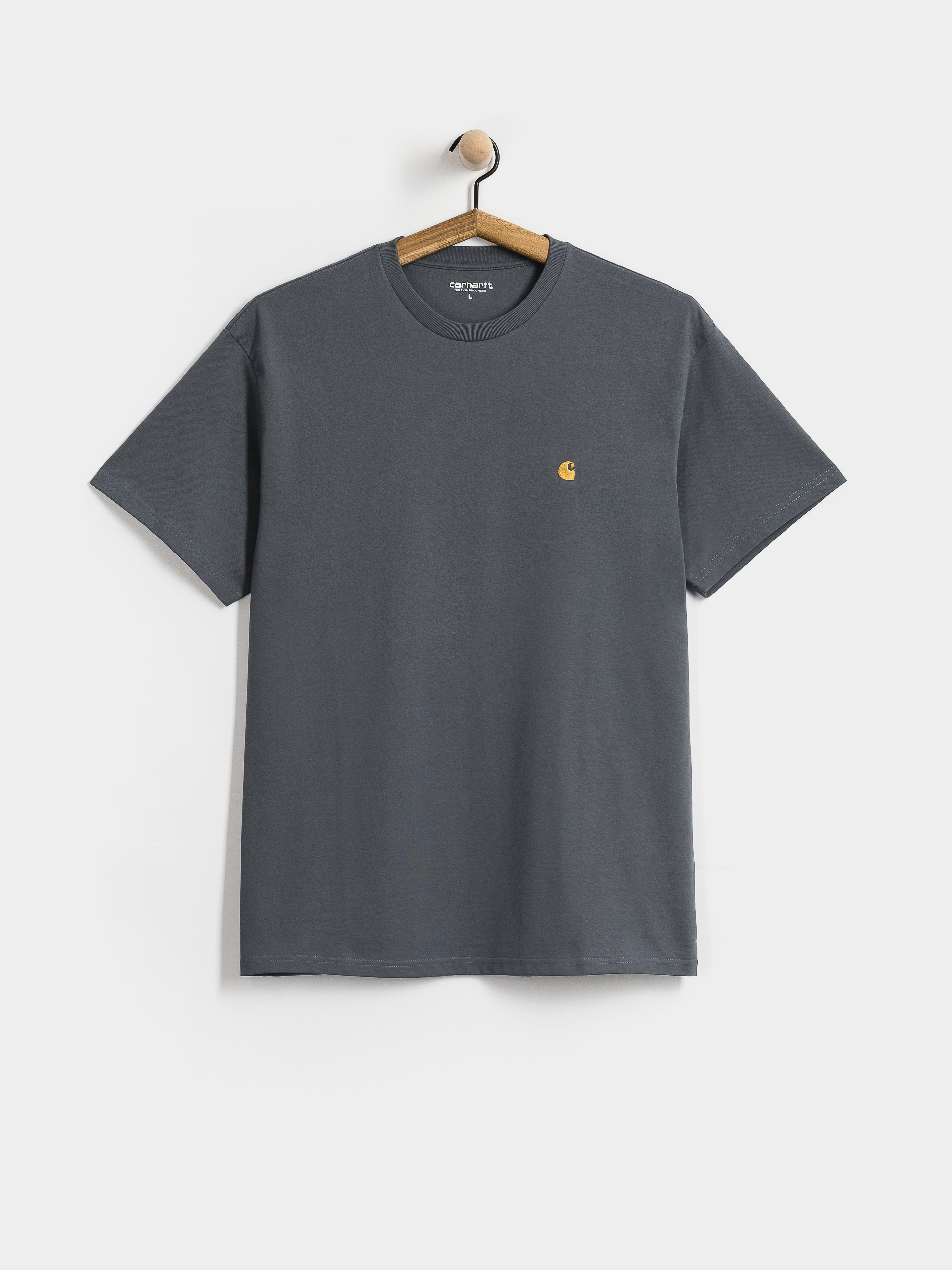 Tričko Carhartt WIP Chase (styx/gold)