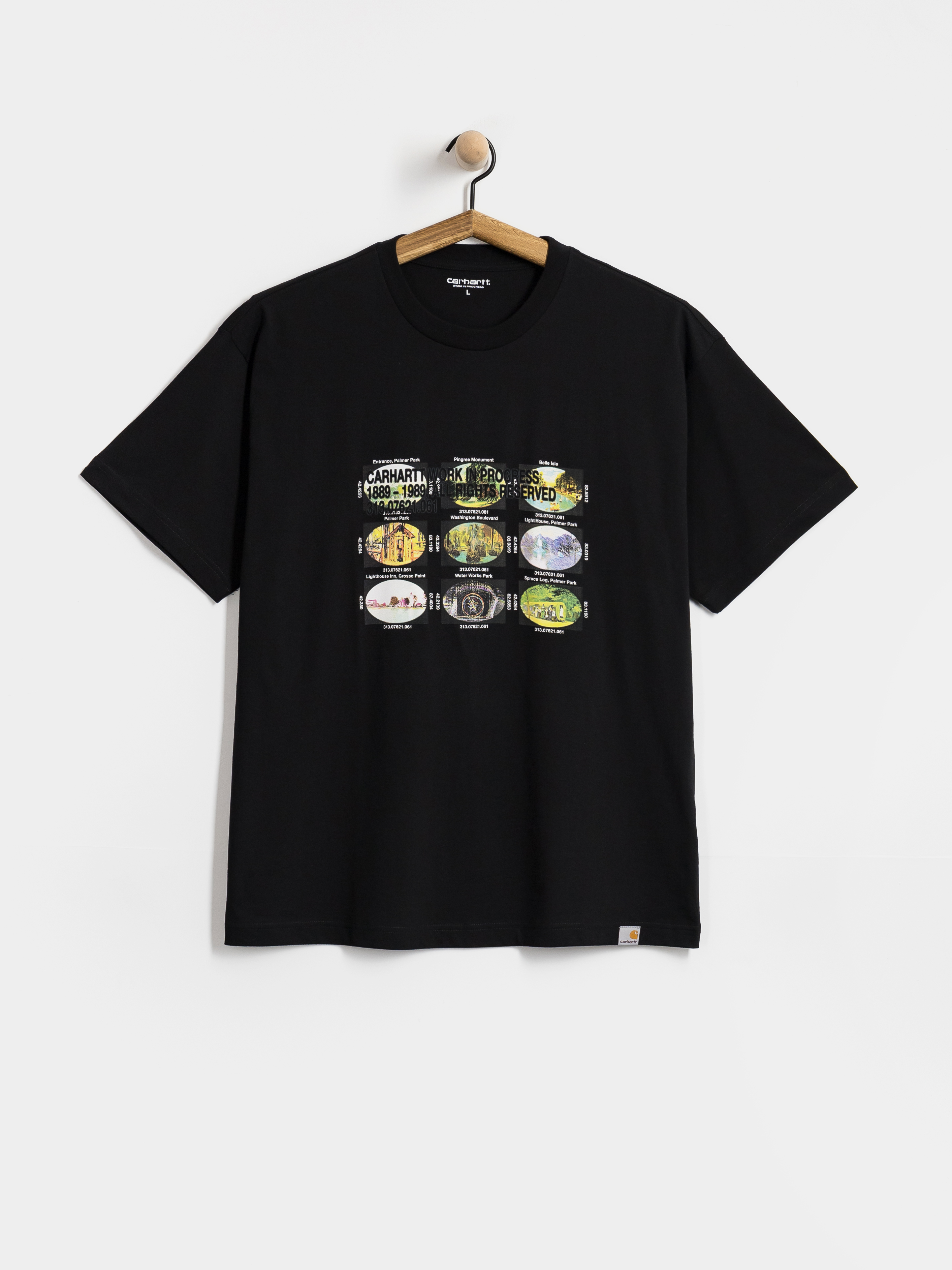 Tričko Carhartt WIP Coordinates (black)