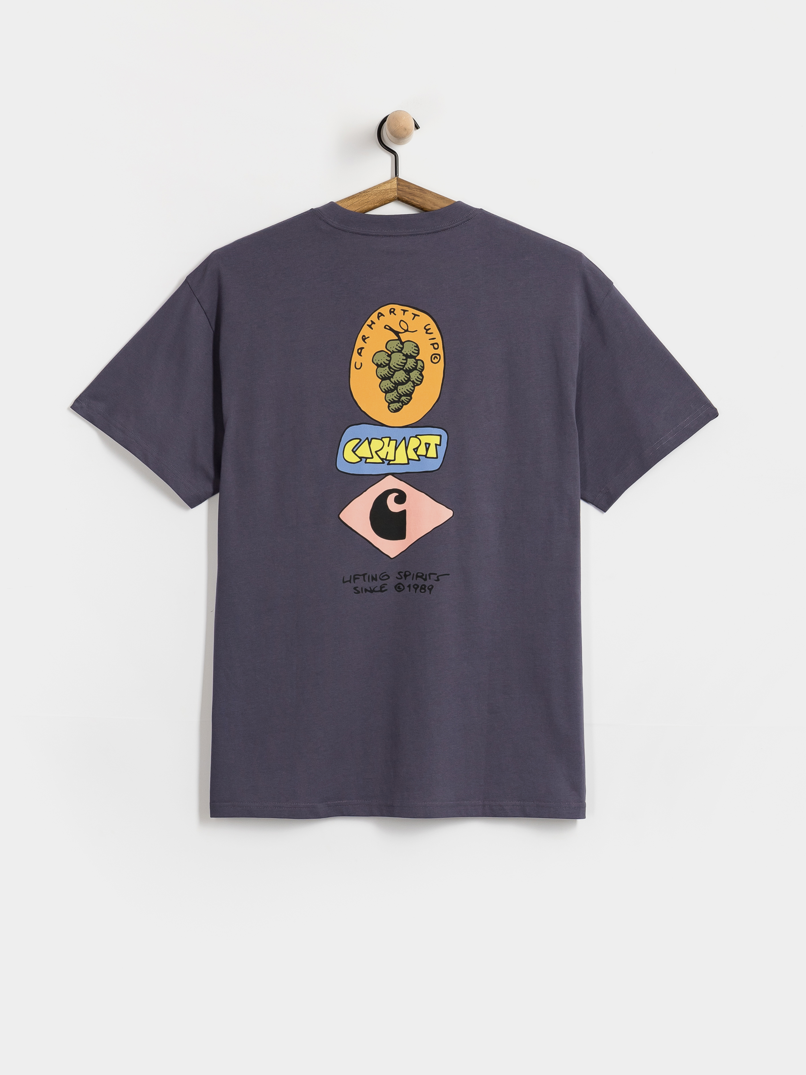 Tričko Carhartt WIP Stacked Grapes (shady purple)