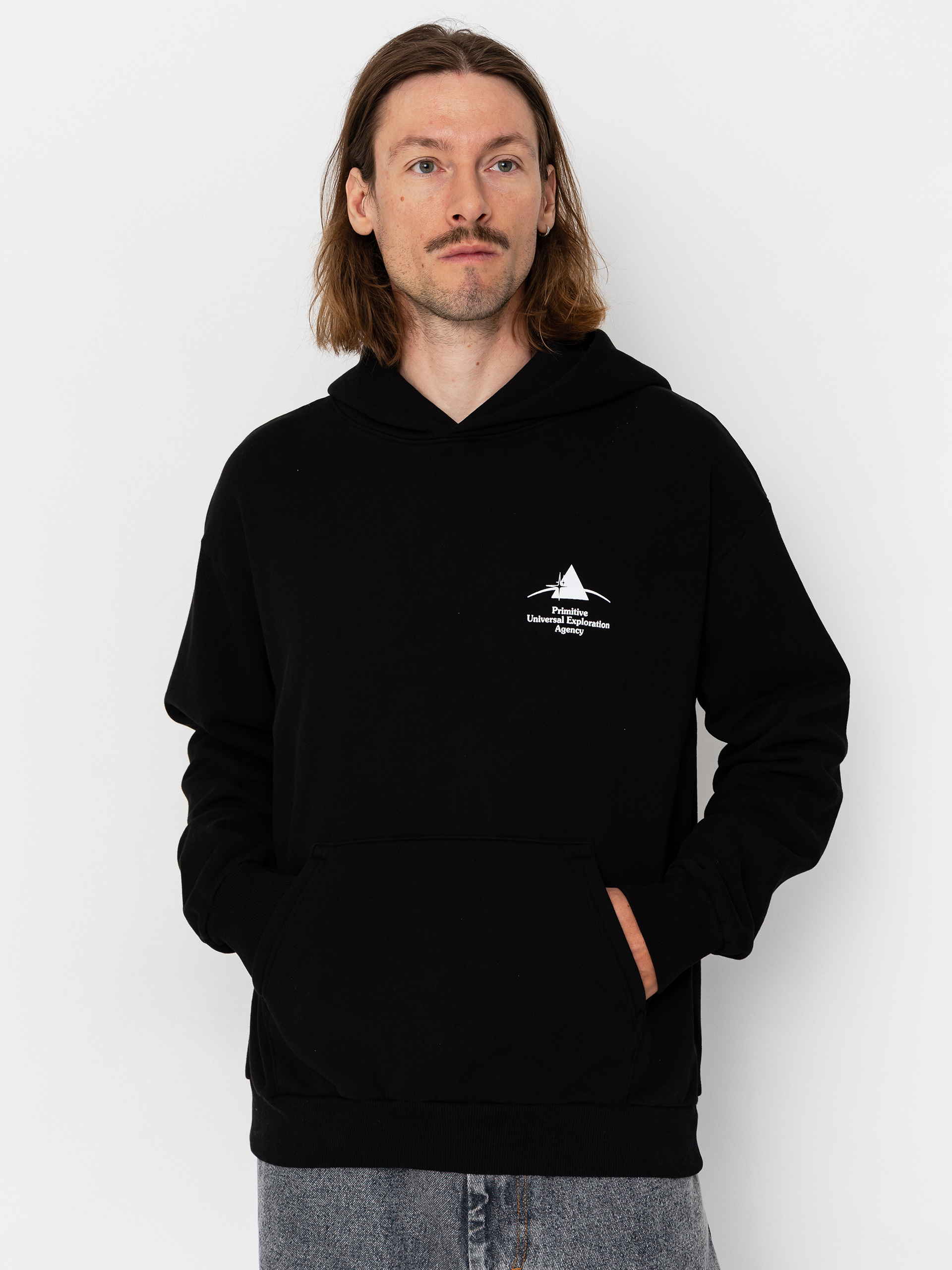 Mikina s kapucňou Primitive Agency HD (black)