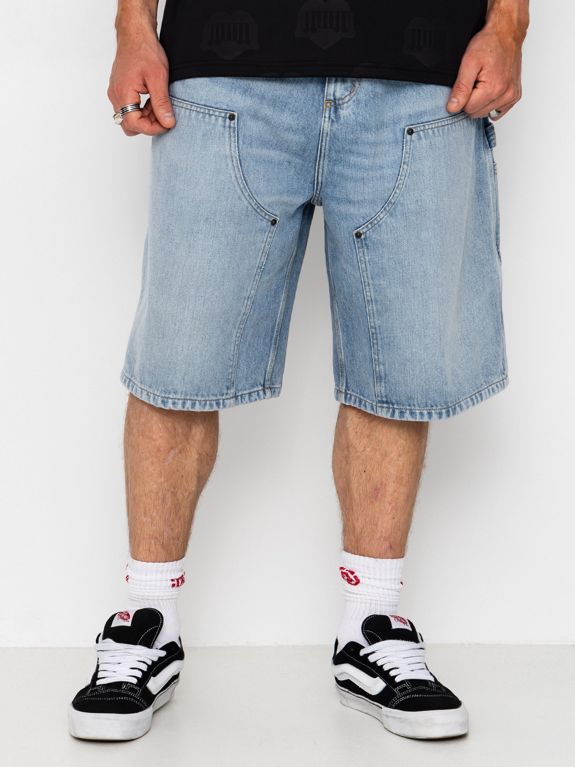 Kraťasy Carhartt WIP OG Double Knee (blue heavy worn bleached)