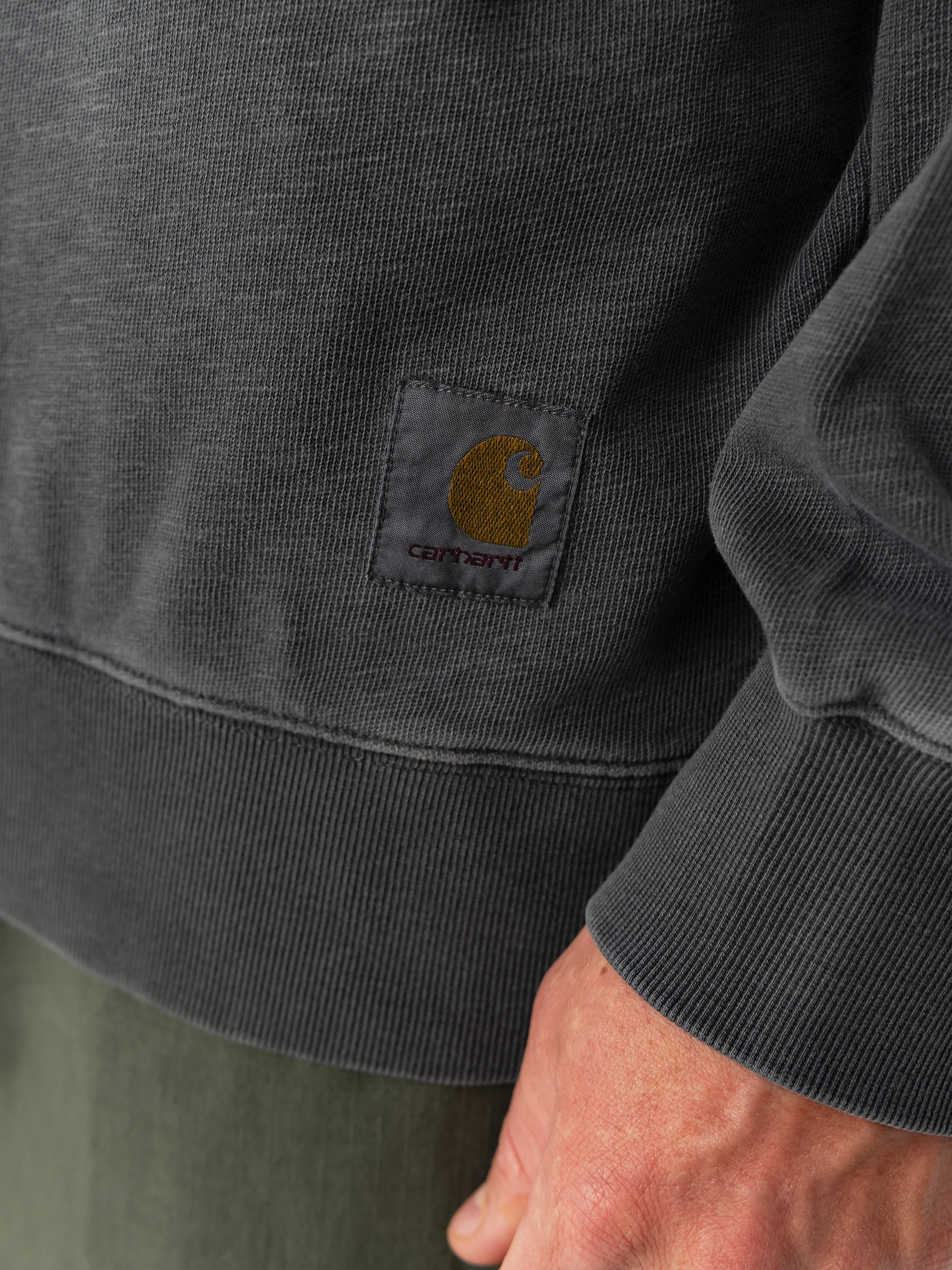Mikina Carhartt WIP Harper Polo (black)