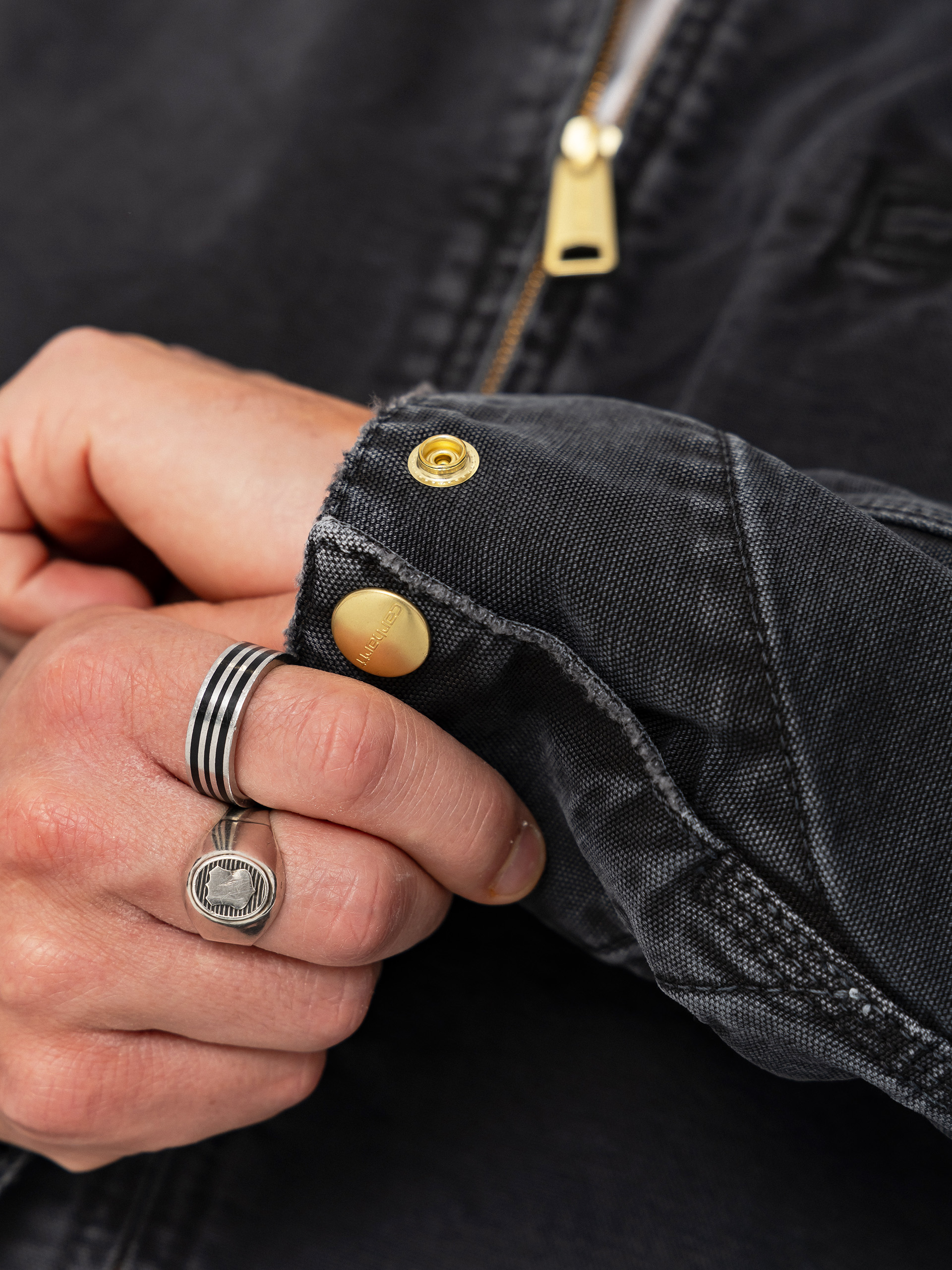 Bunda Carhartt WIP OG Detroit (black/black)