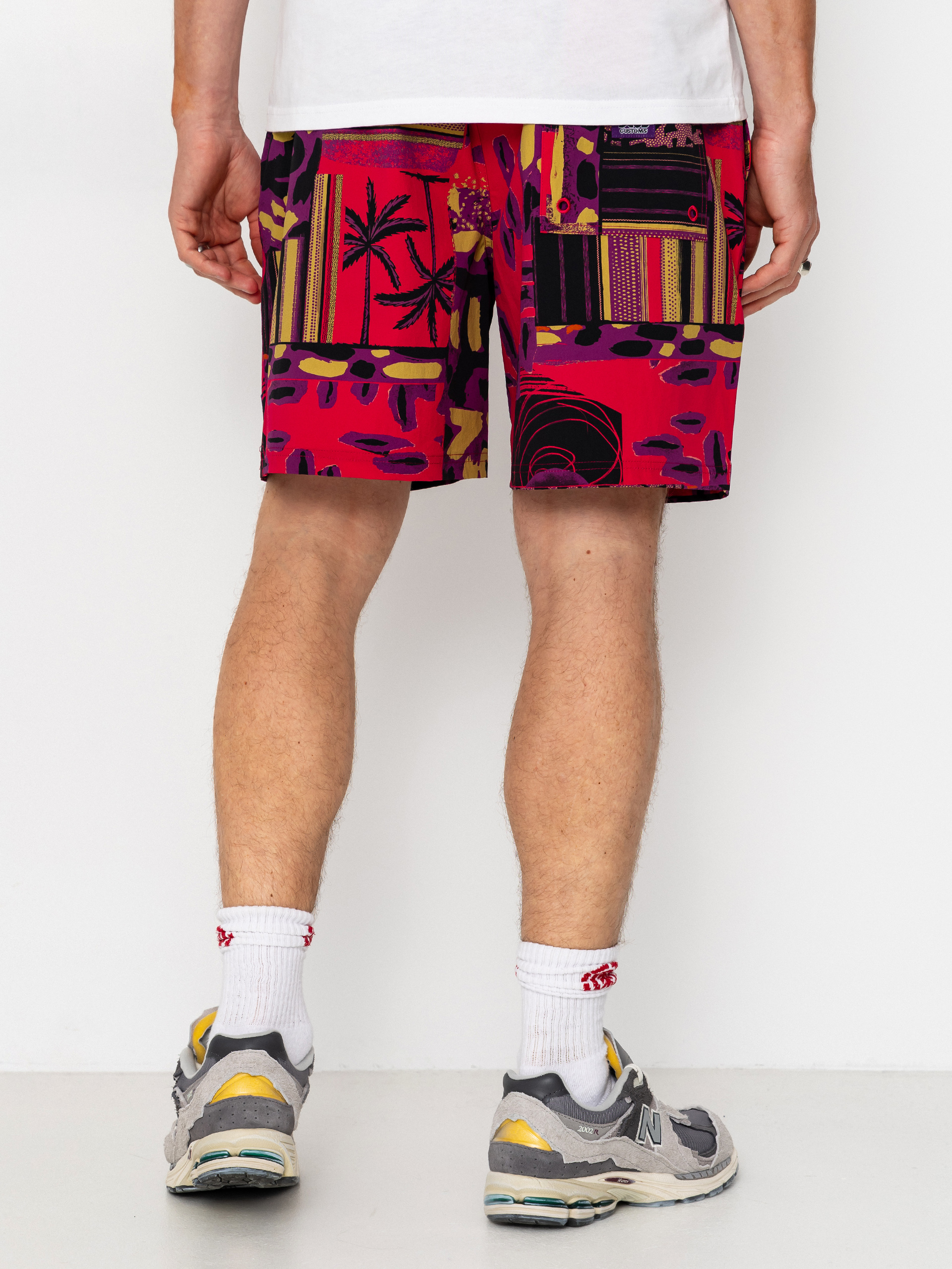 Kraťasy Deus Ex Machina Freamon Swim (melon red)