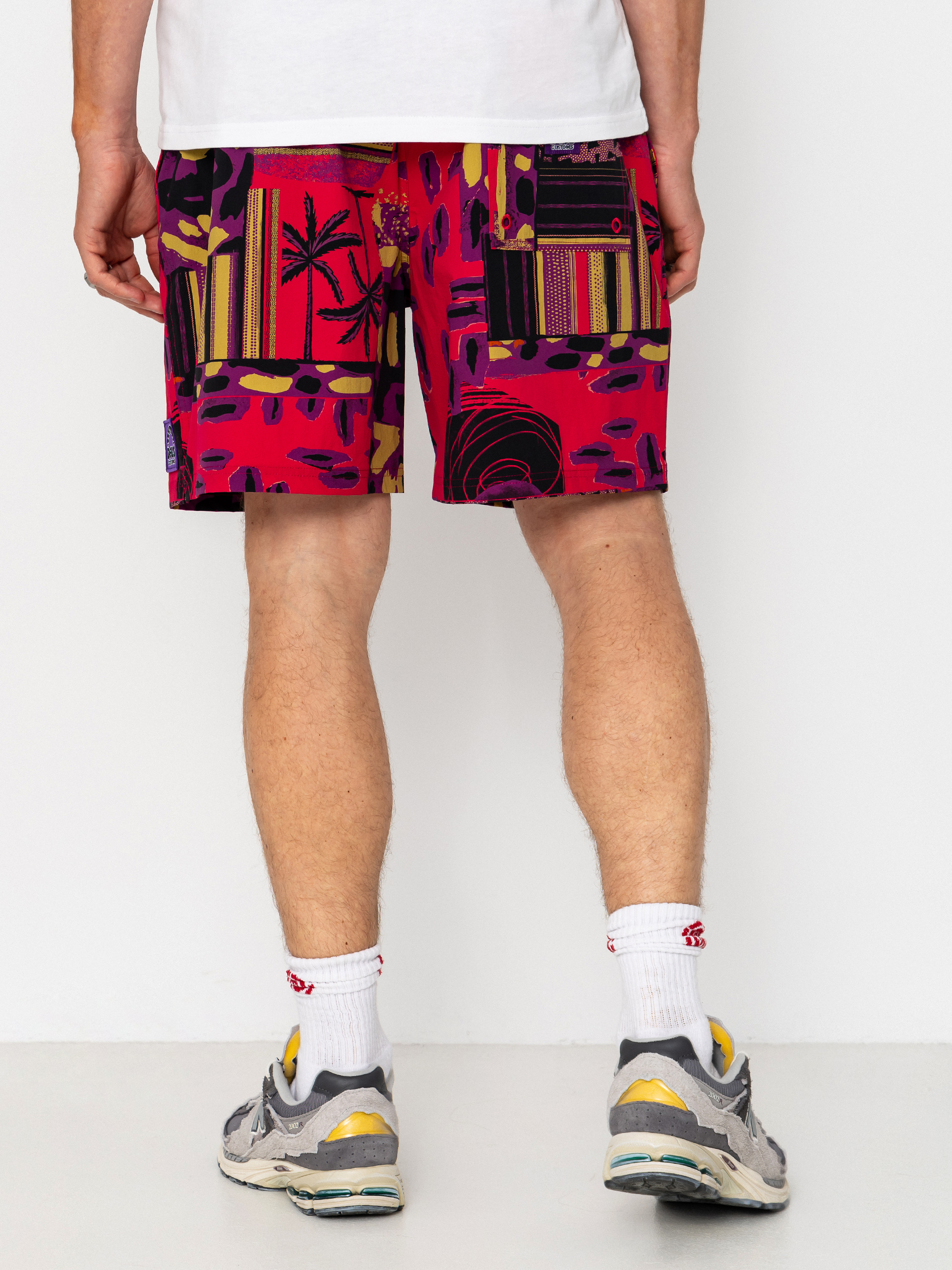 Kraťasy Deus Ex Machina Freamon Swim (melon red)