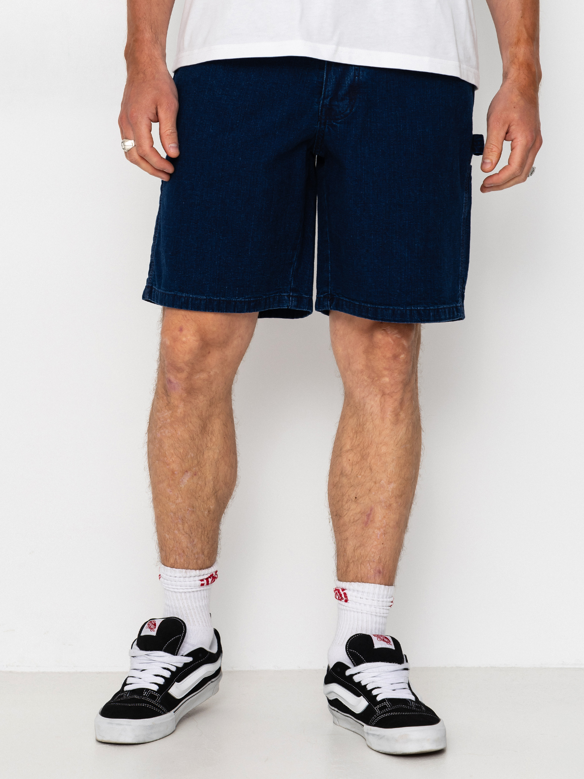 Kraťasy Deus Ex Machina Big Fella Chambray (indigo)