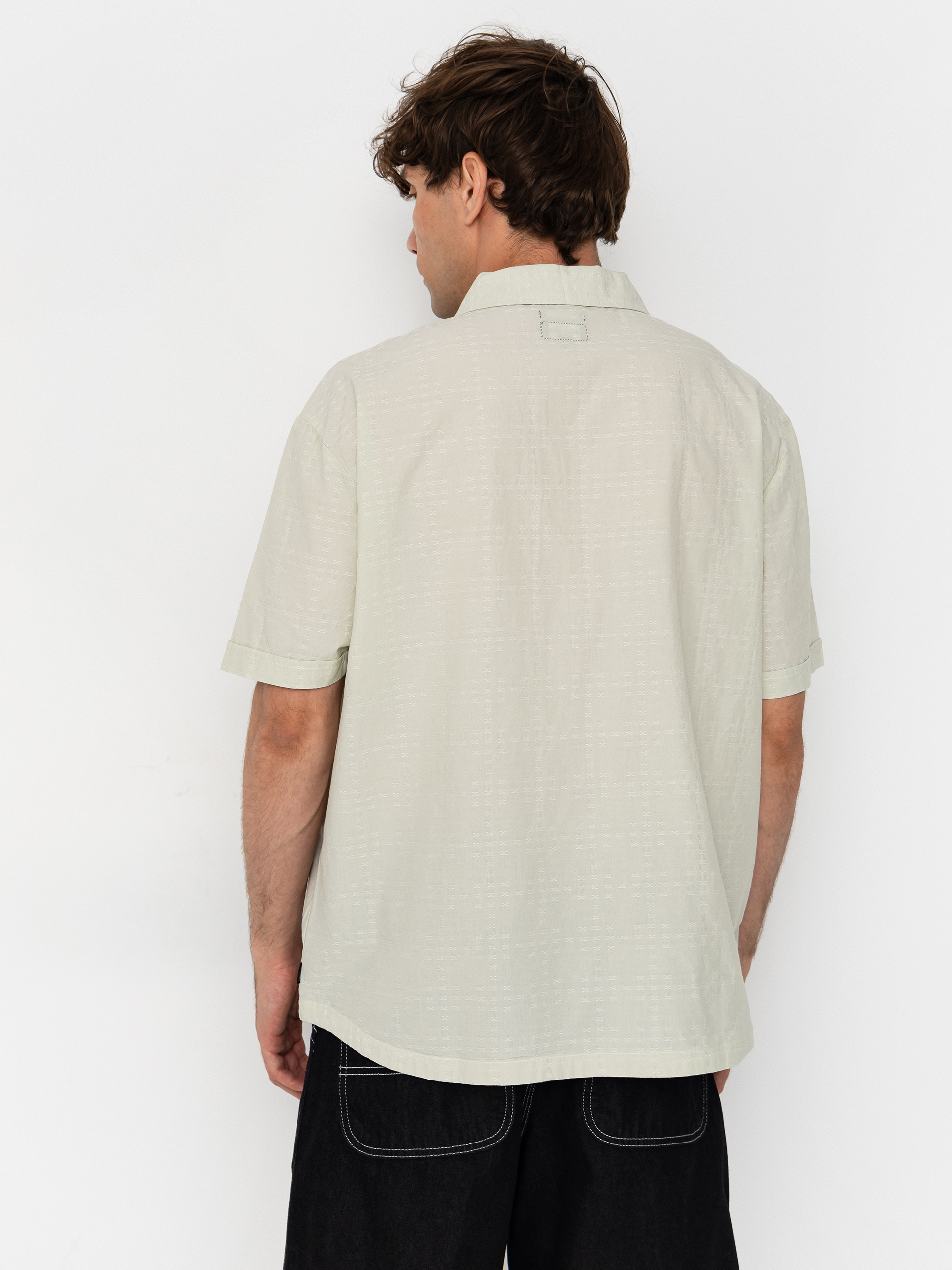 Košeľa Brixton The Vintage (sea foam jacquard check)