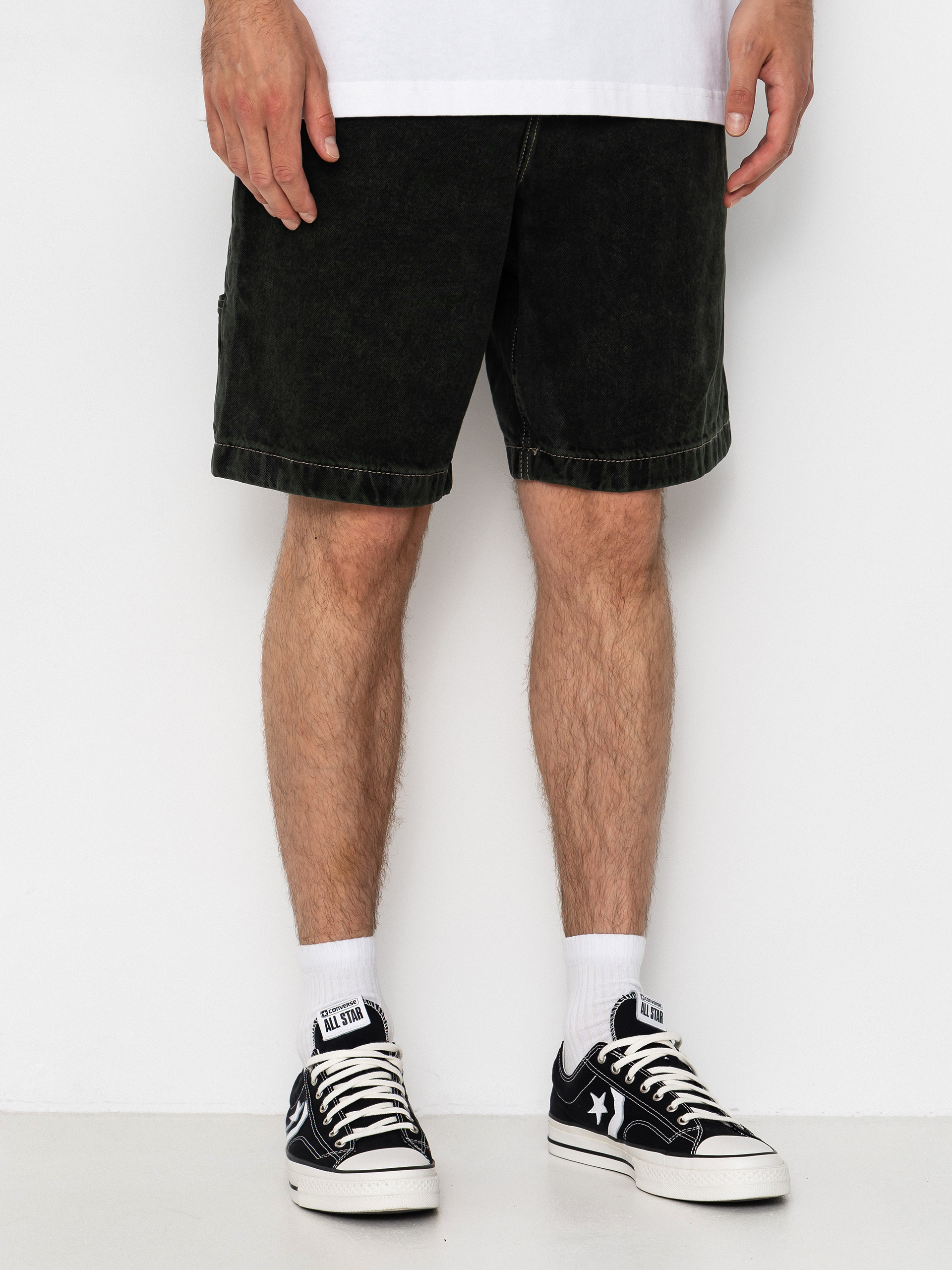 Kraťasy Element Big Carpenter Denim Wk (black green tint)