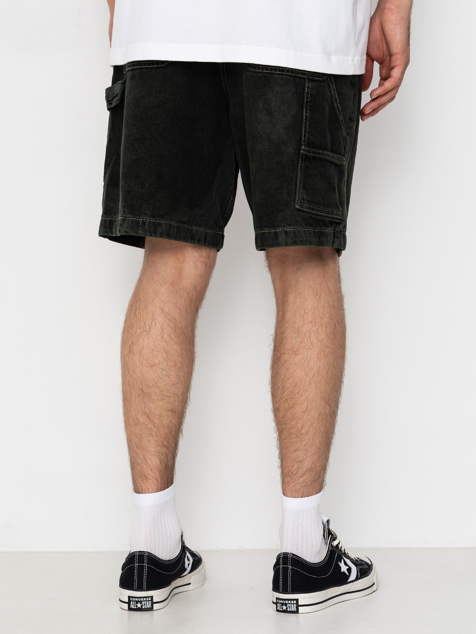 Kraťasy Element Big Carpenter Denim Wk (black green tint)