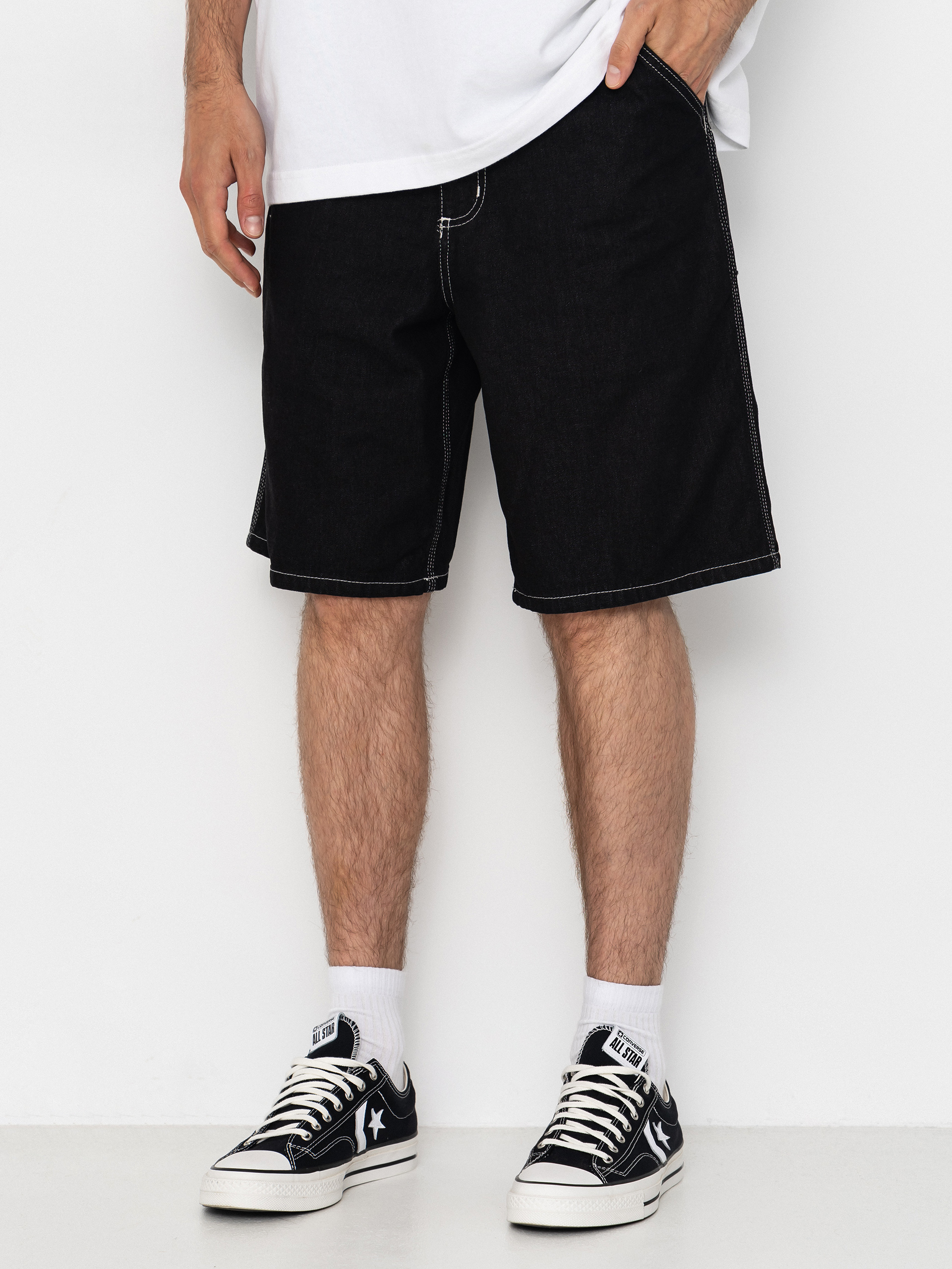 Kraťasy Carhartt WIP Simple (black one wash)