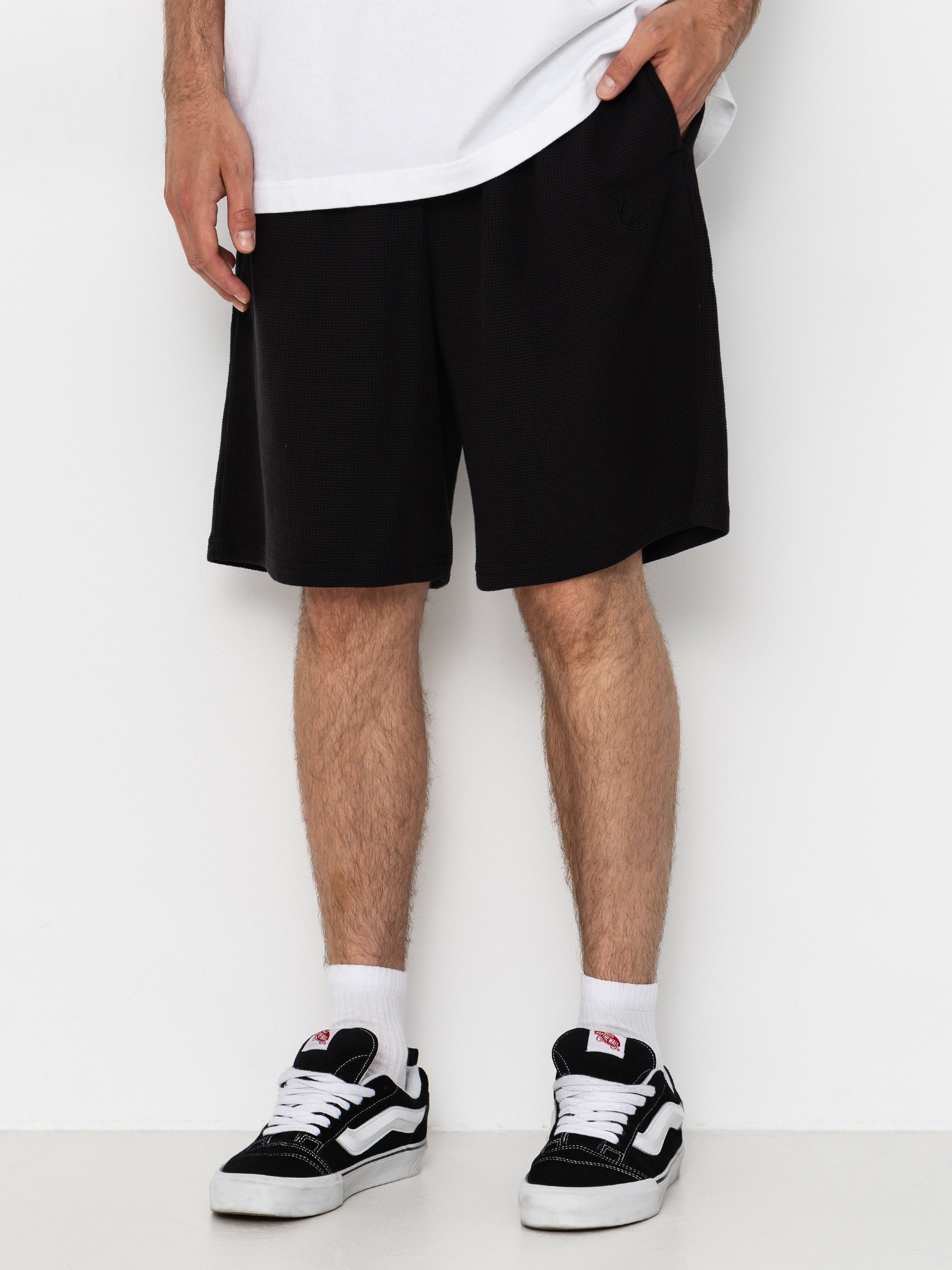 Kraťasy Karl Kani Signature Waffle (black)