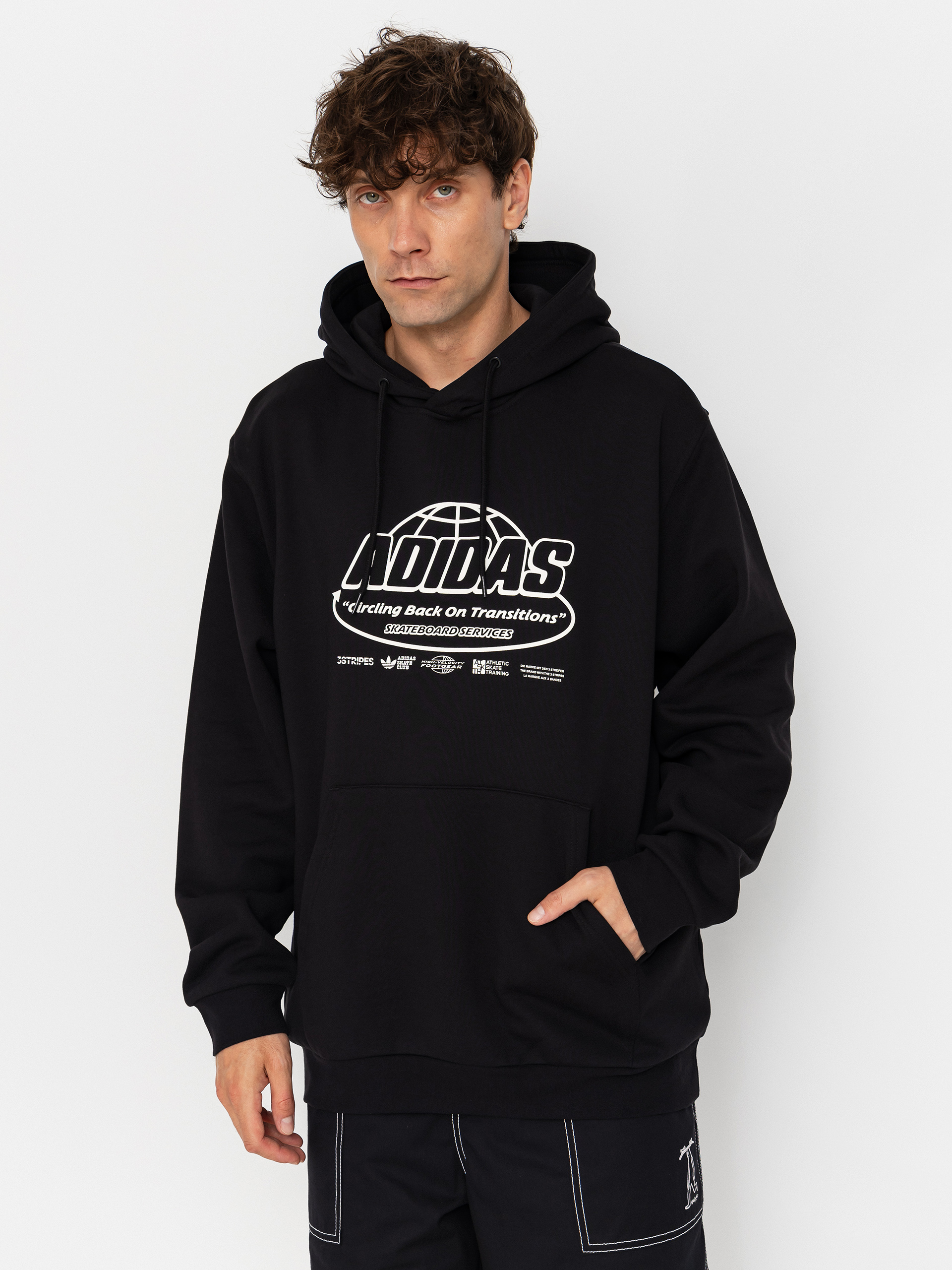 Mikina s kapucňou adidas Skt Adi Cor HD (black)