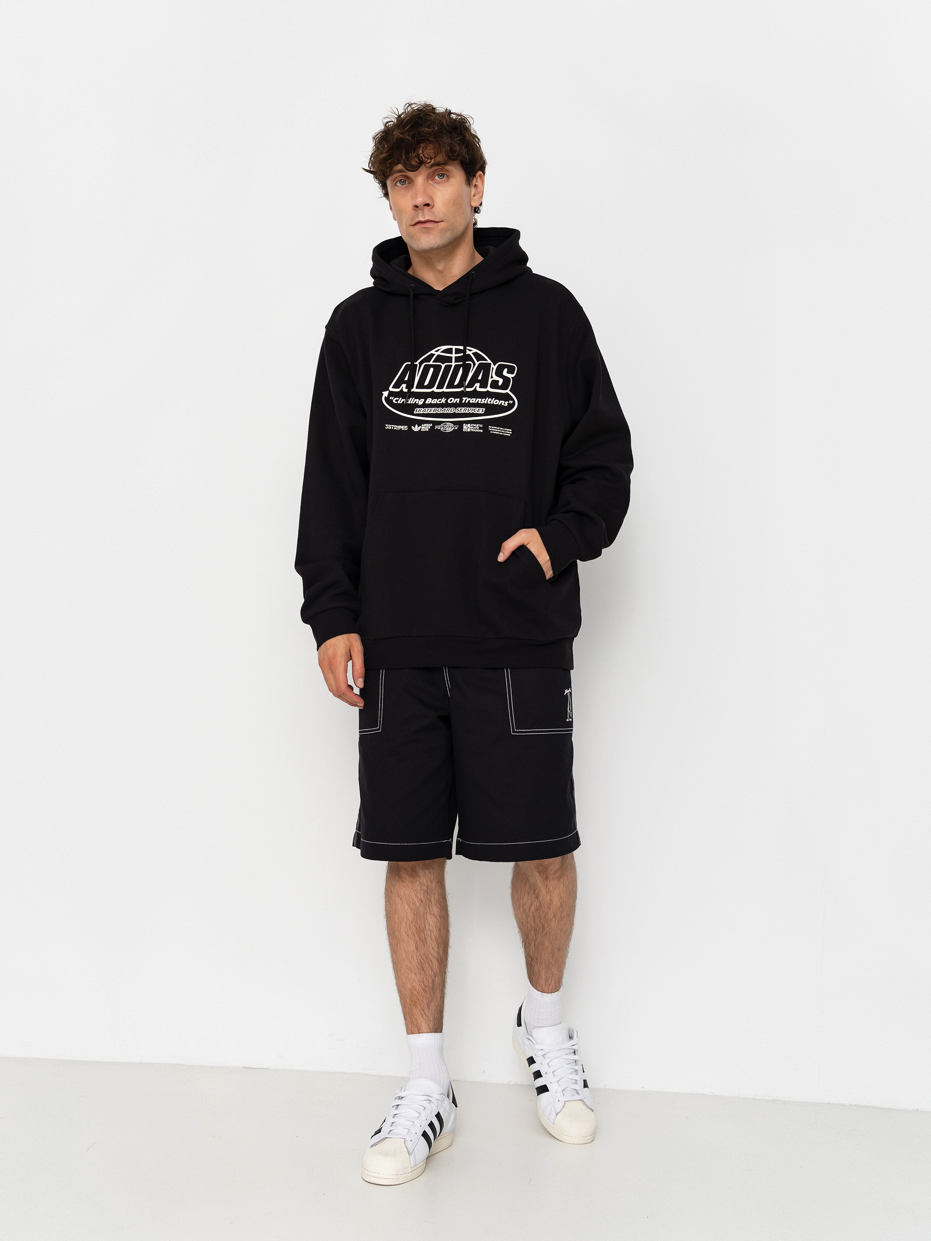 Mikina s kapucňou adidas Skt Adi Cor HD (black)