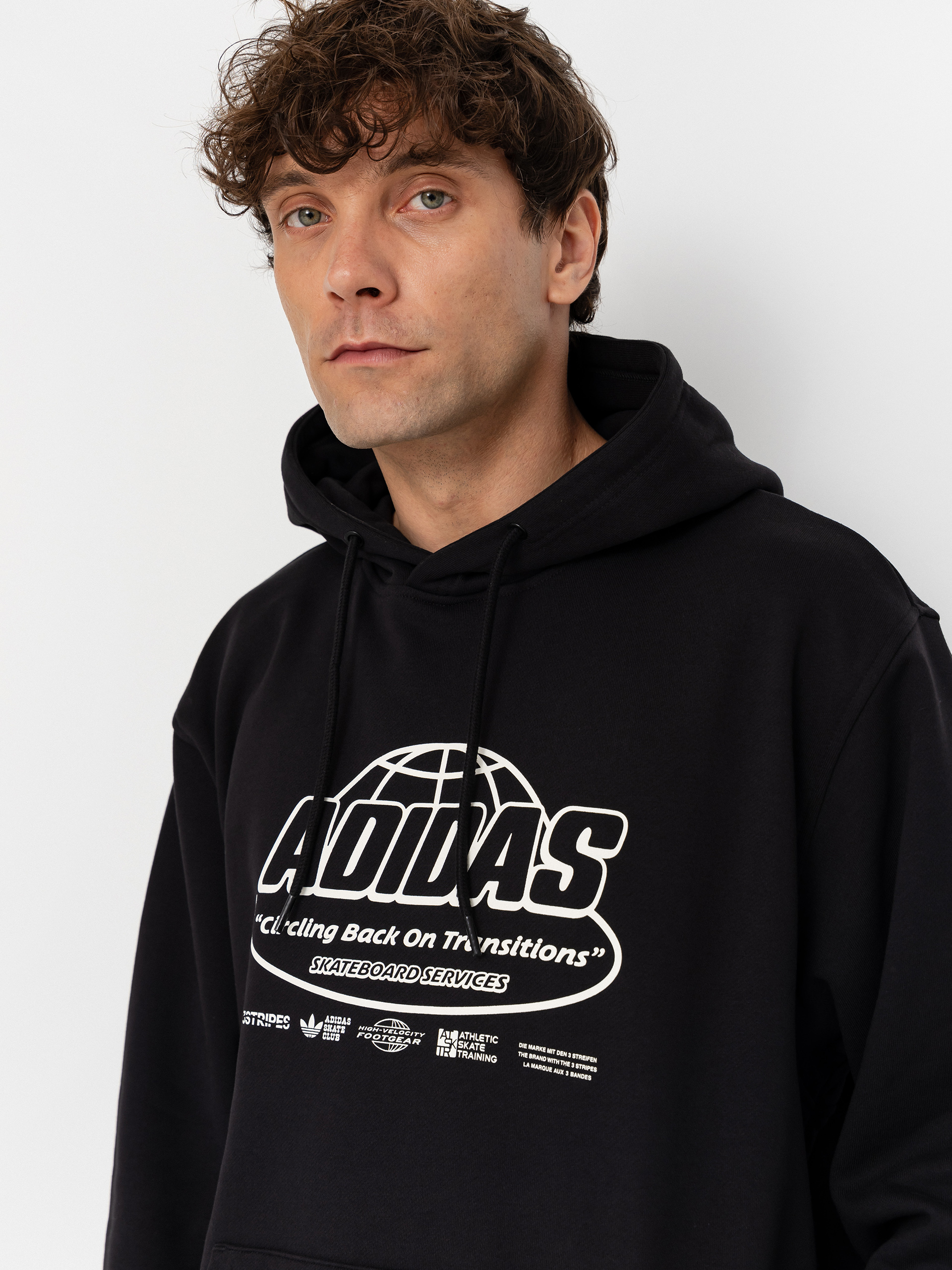 Mikina s kapucňou adidas Skt Adi Cor HD (black)