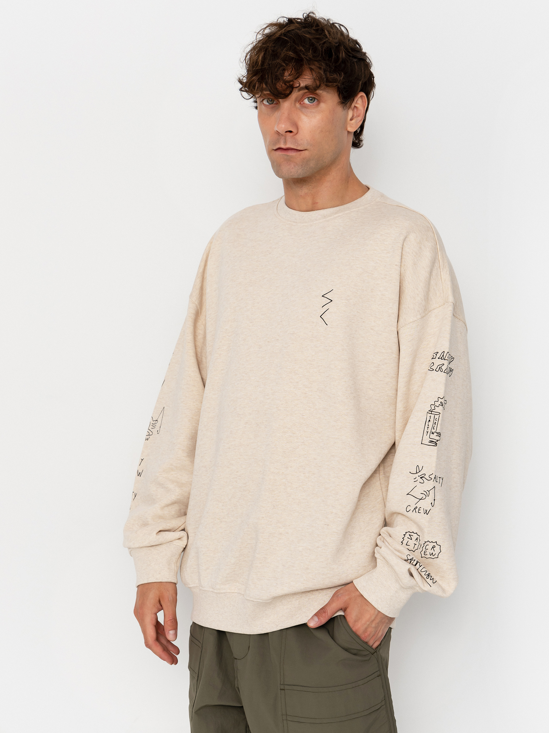 Mikina Salty Crew Reel Lb Crewneck