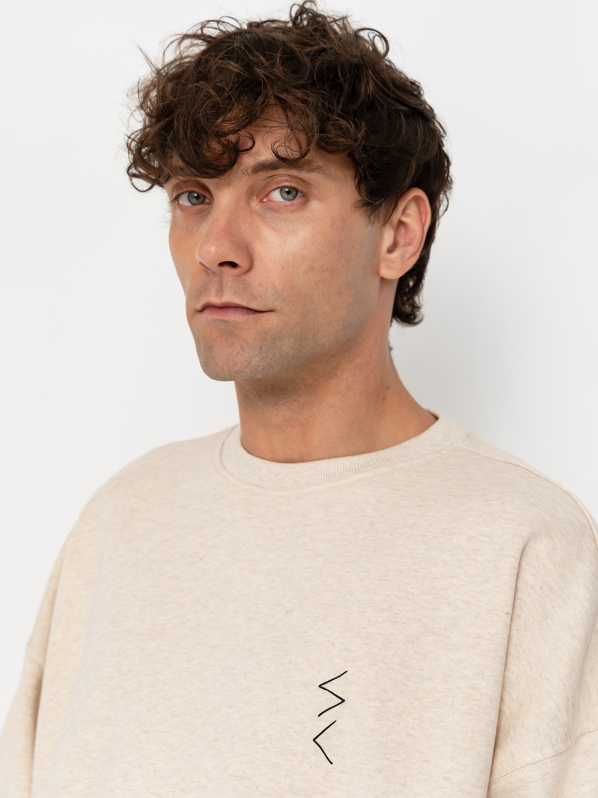 Mikina Salty Crew Reel Lb Crewneck (oatmeal heather)
