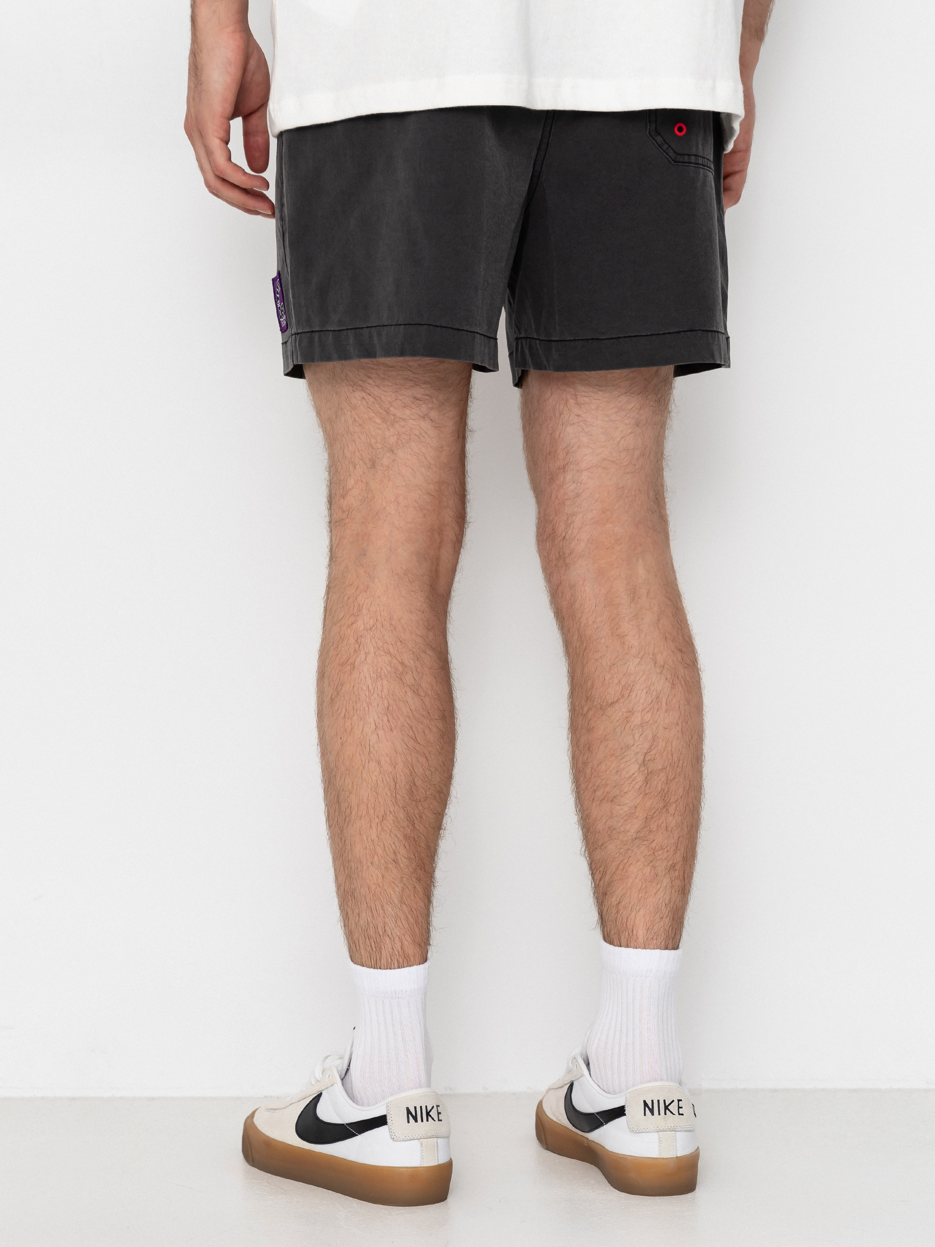 Plážové kraťasy Deus Ex Machina Sandbar Garment Dyed Mesh (anthracite)