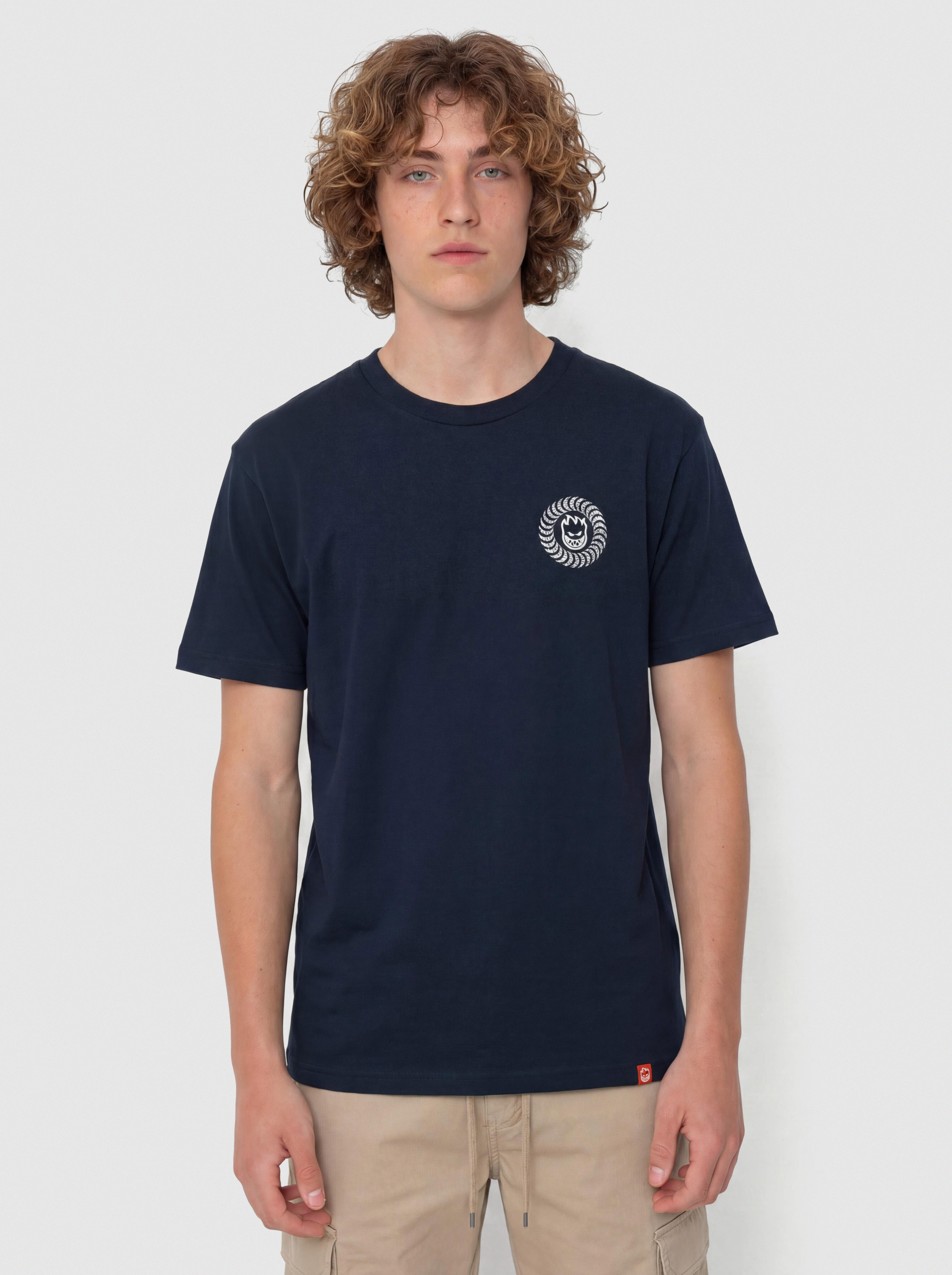 Tričko Spitfire Classic Swirl Paisley (true navy w/white prints)