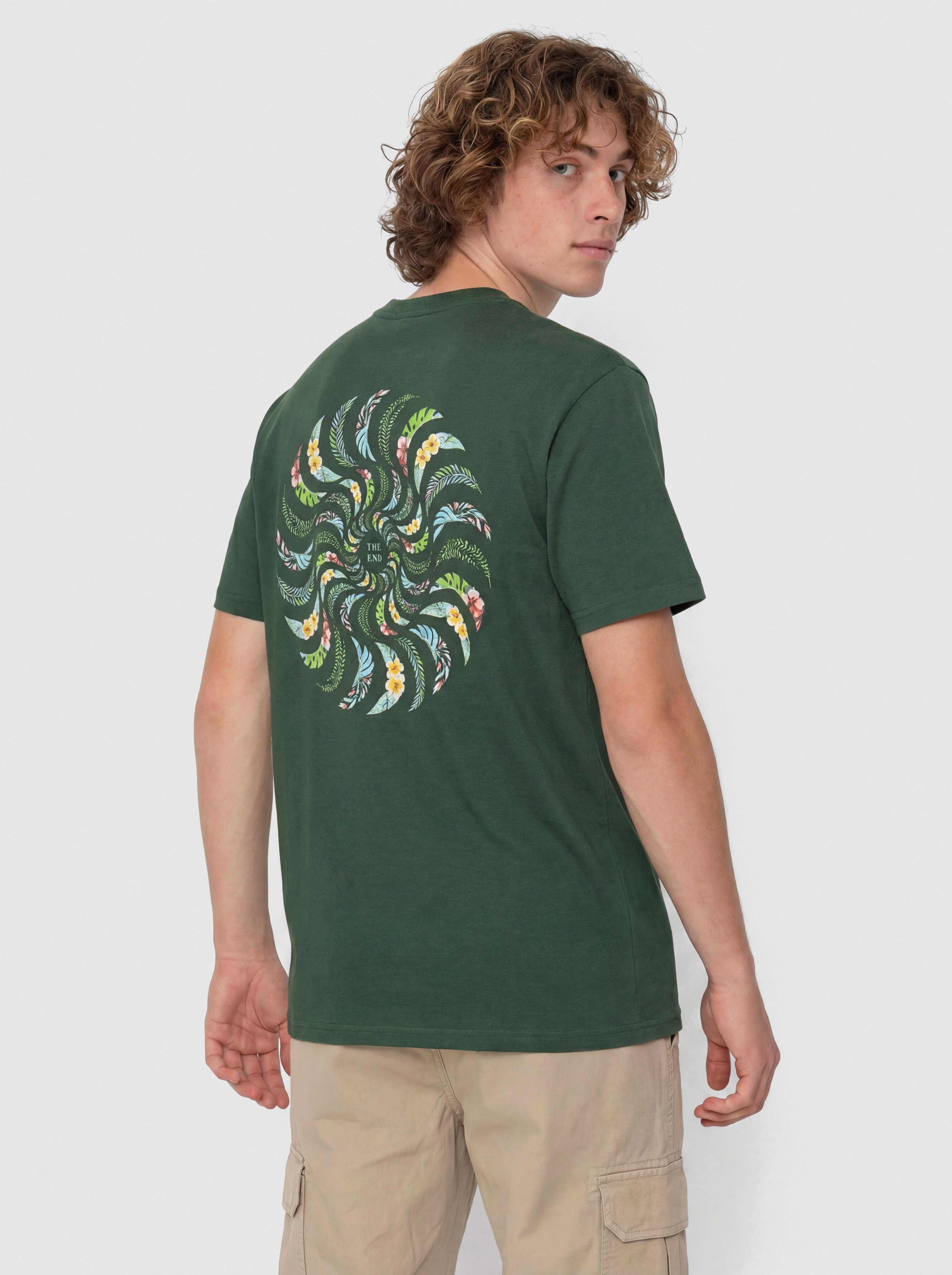 Tričko Spitfire Floral Classic Swirl (forest)