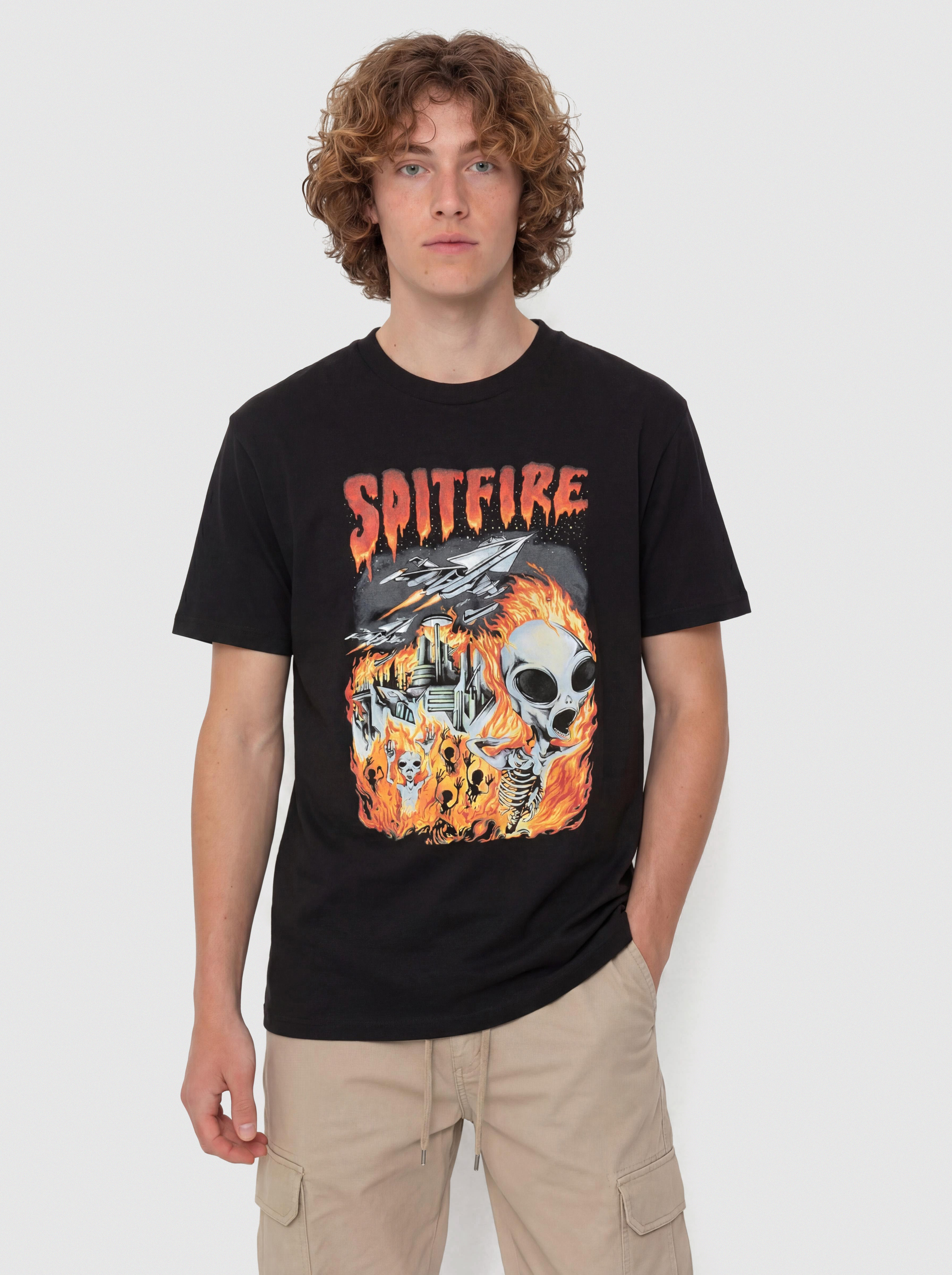 Tričko Spitfire Invasion (black)