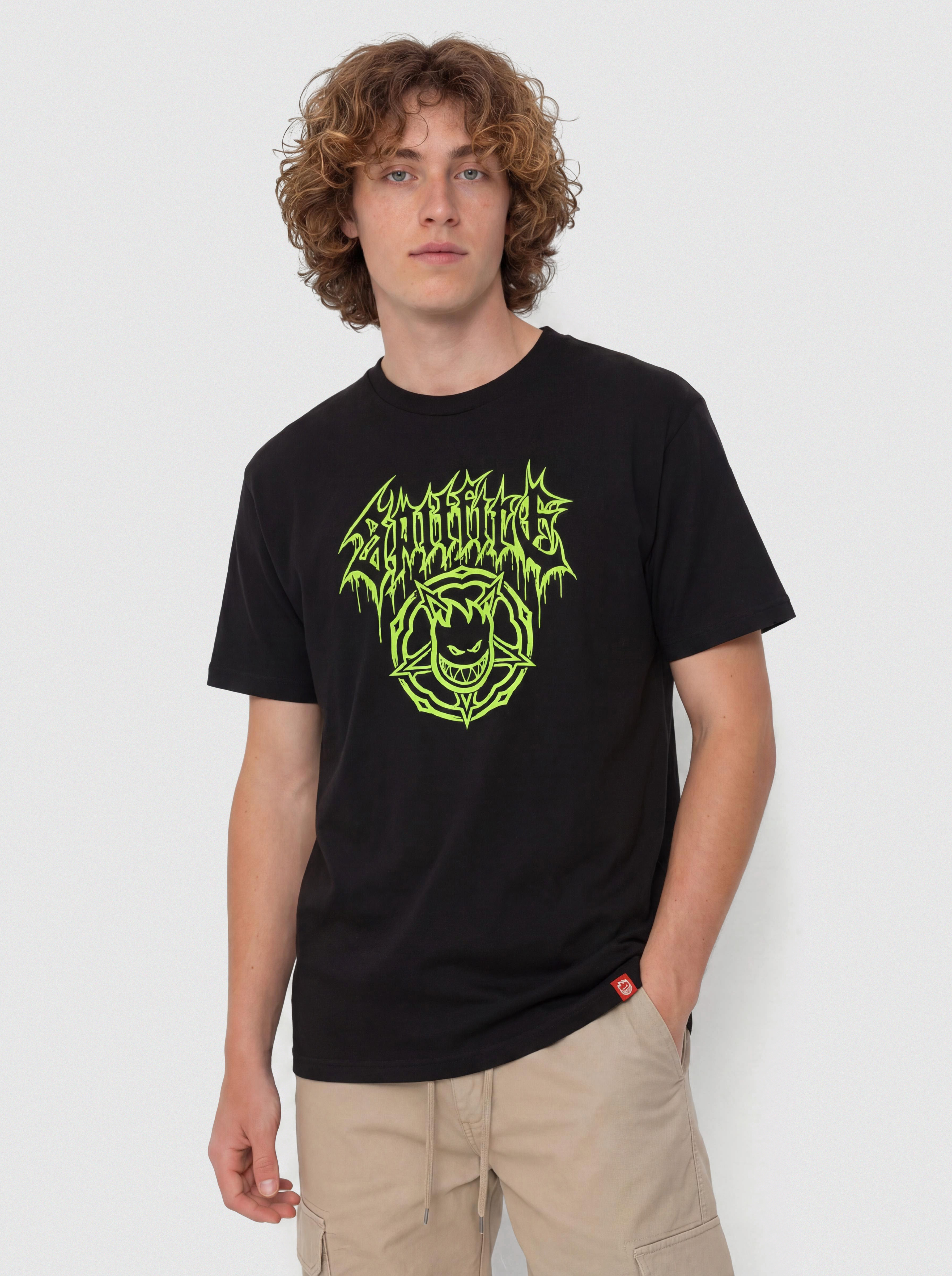 Tričko Spitfire Basic Pentagram Drip