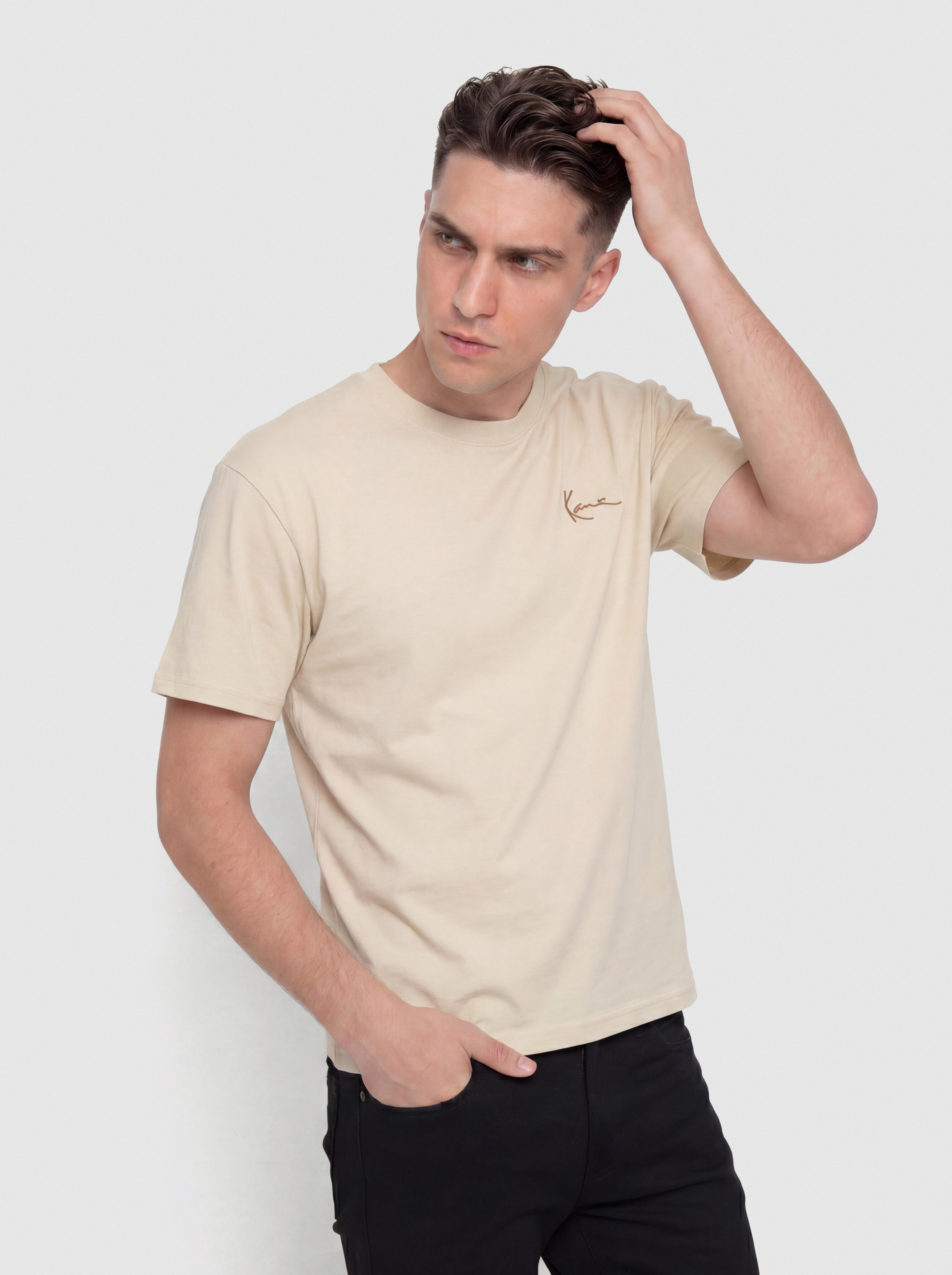 Triu010dko Karl Kani Slogan Boxy (beige)