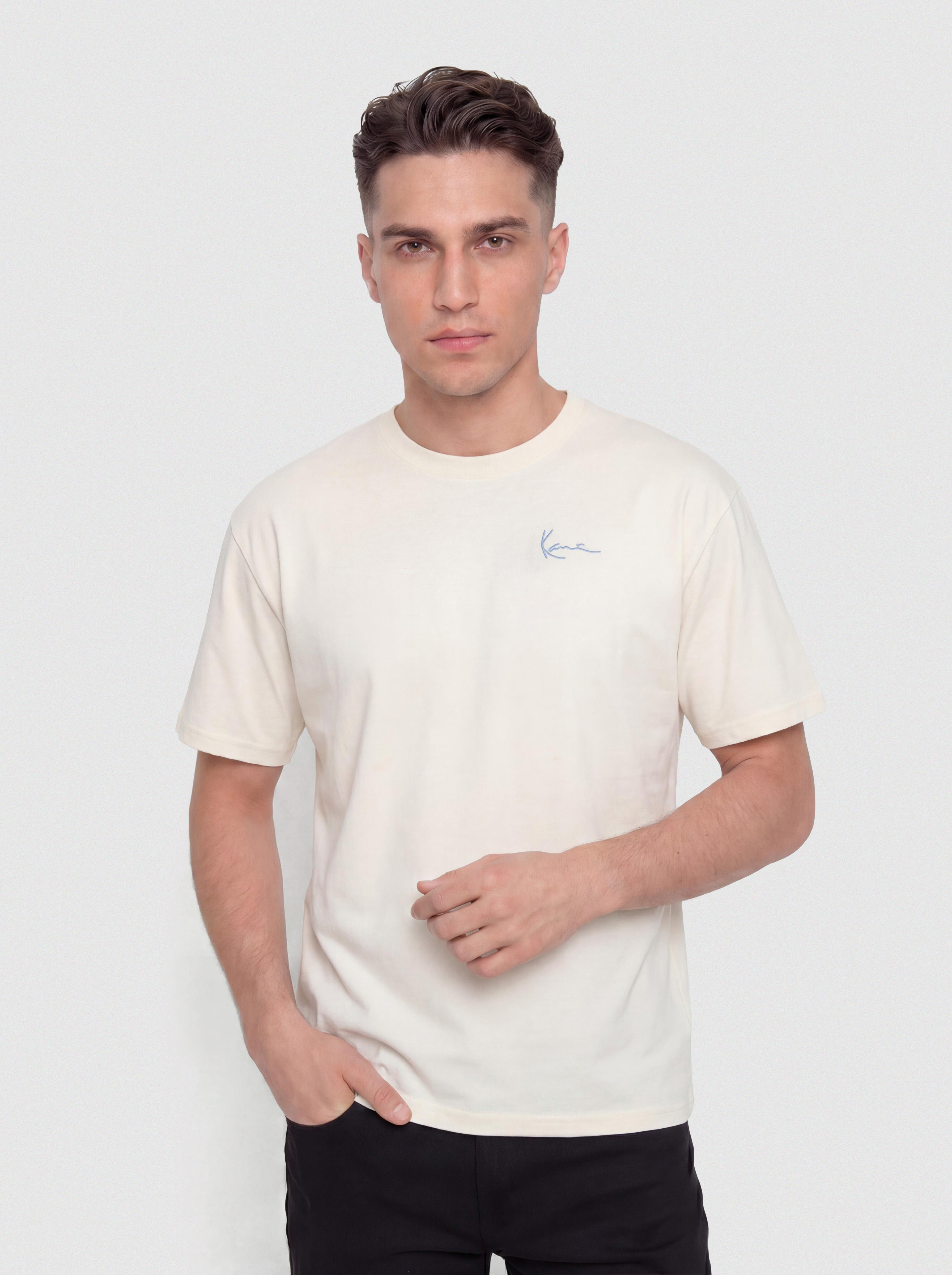 Tričko Karl Kani Signature Oversized (white)