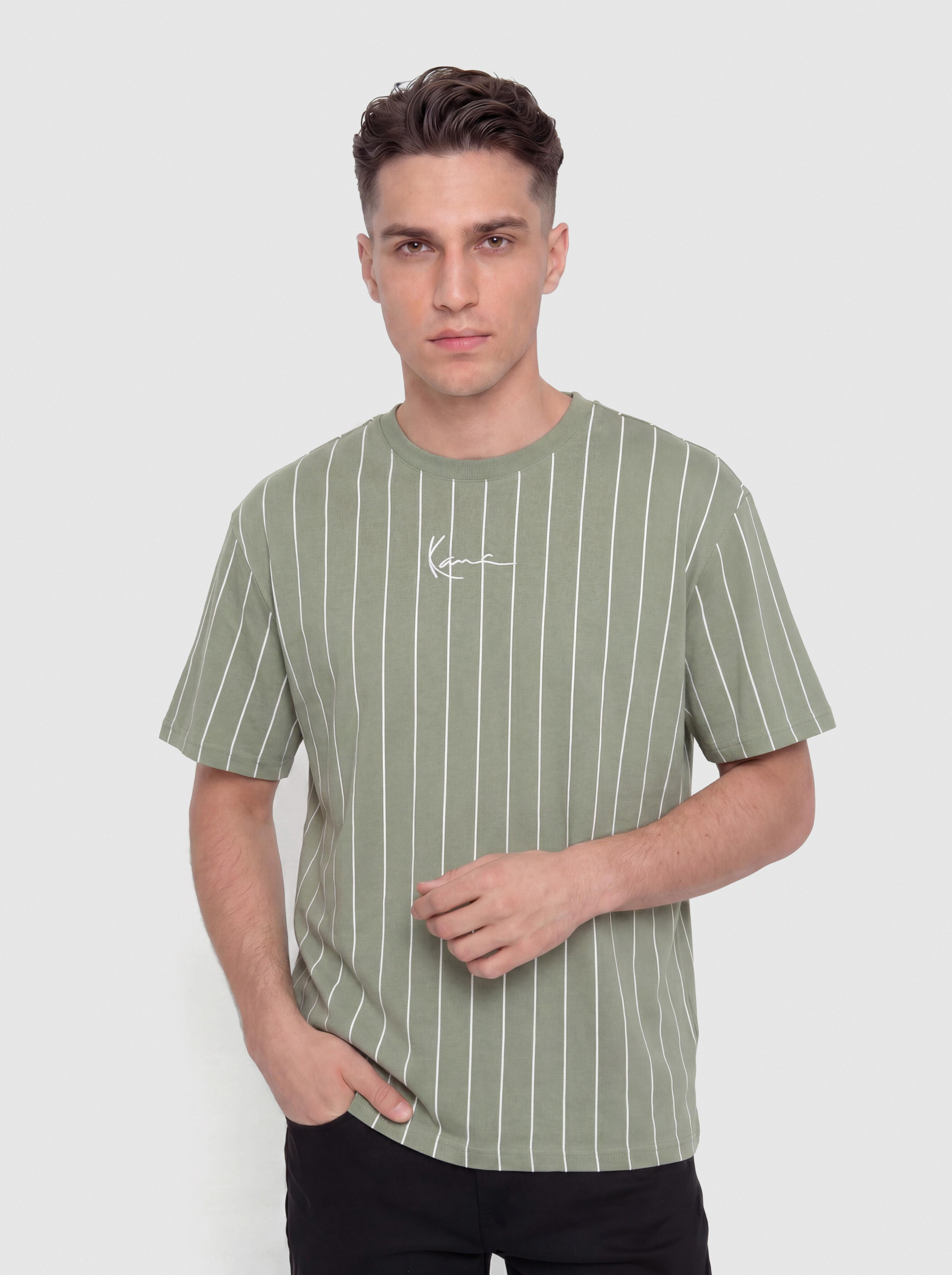 Triu010dko Karl Kani Small Signature Pinstripe (green)