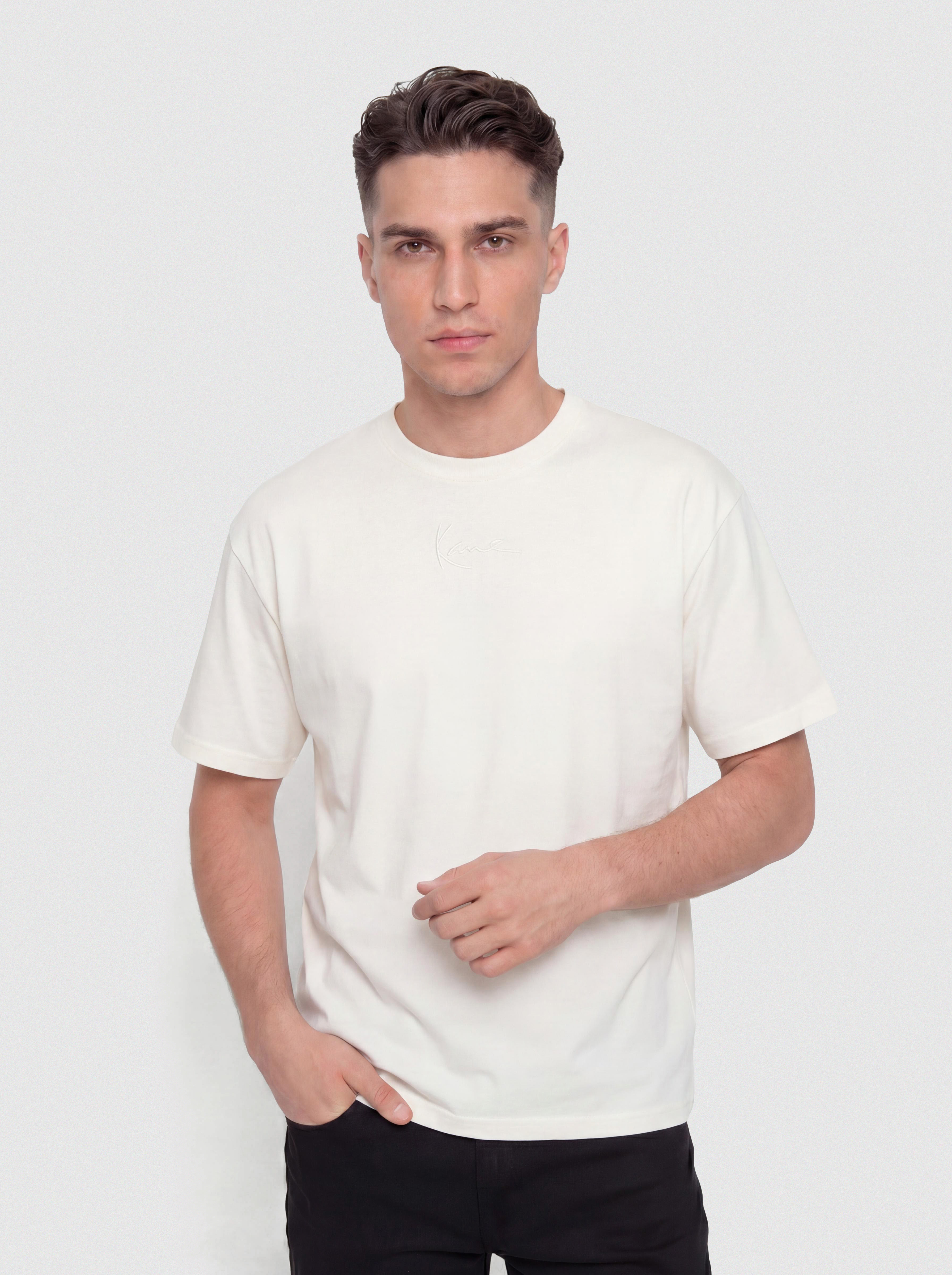 Triu010dko Karl Kani Small Signature Essential (off white)