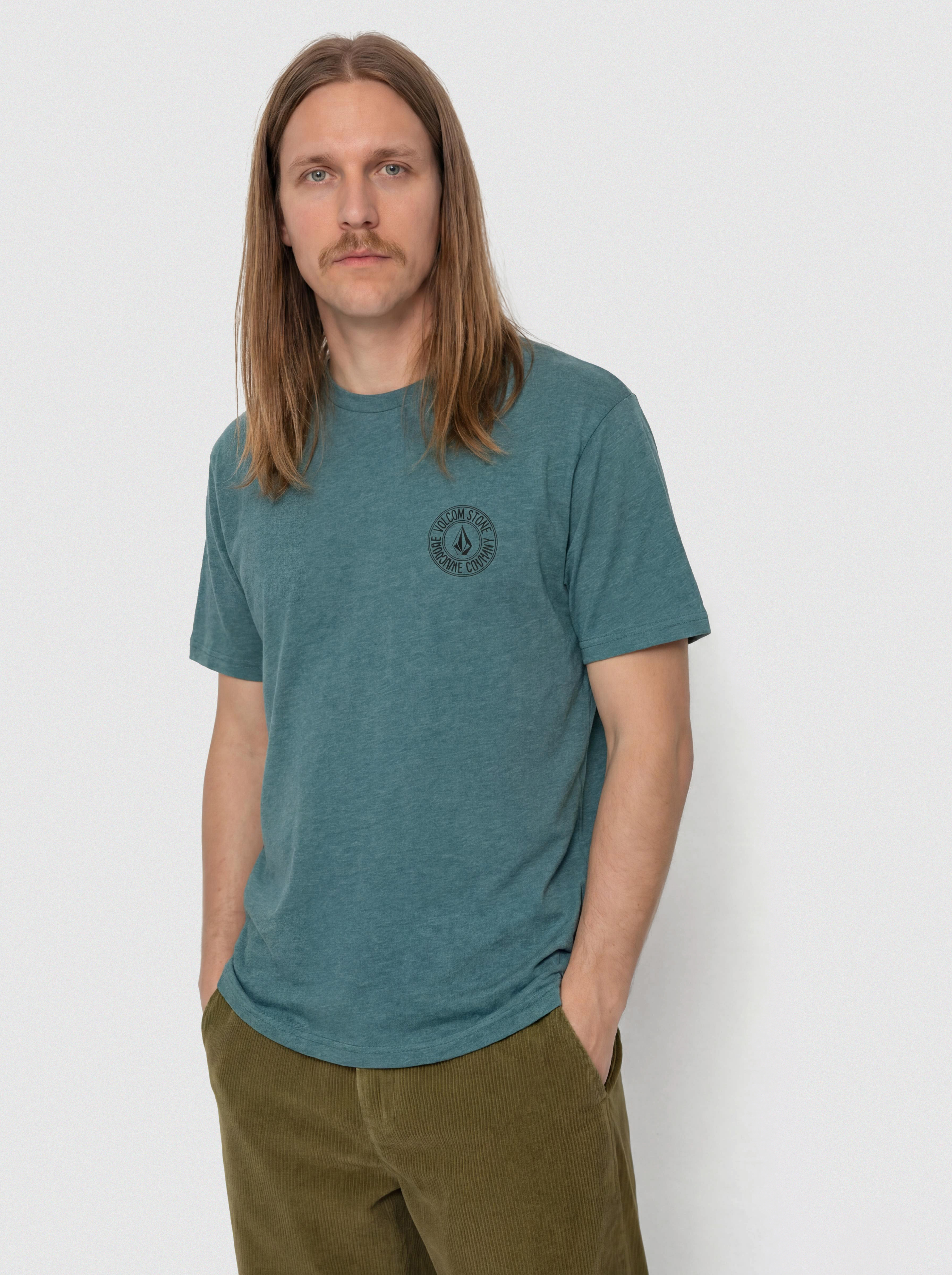 Tričko Volcom Drain You Hth (rifle green)