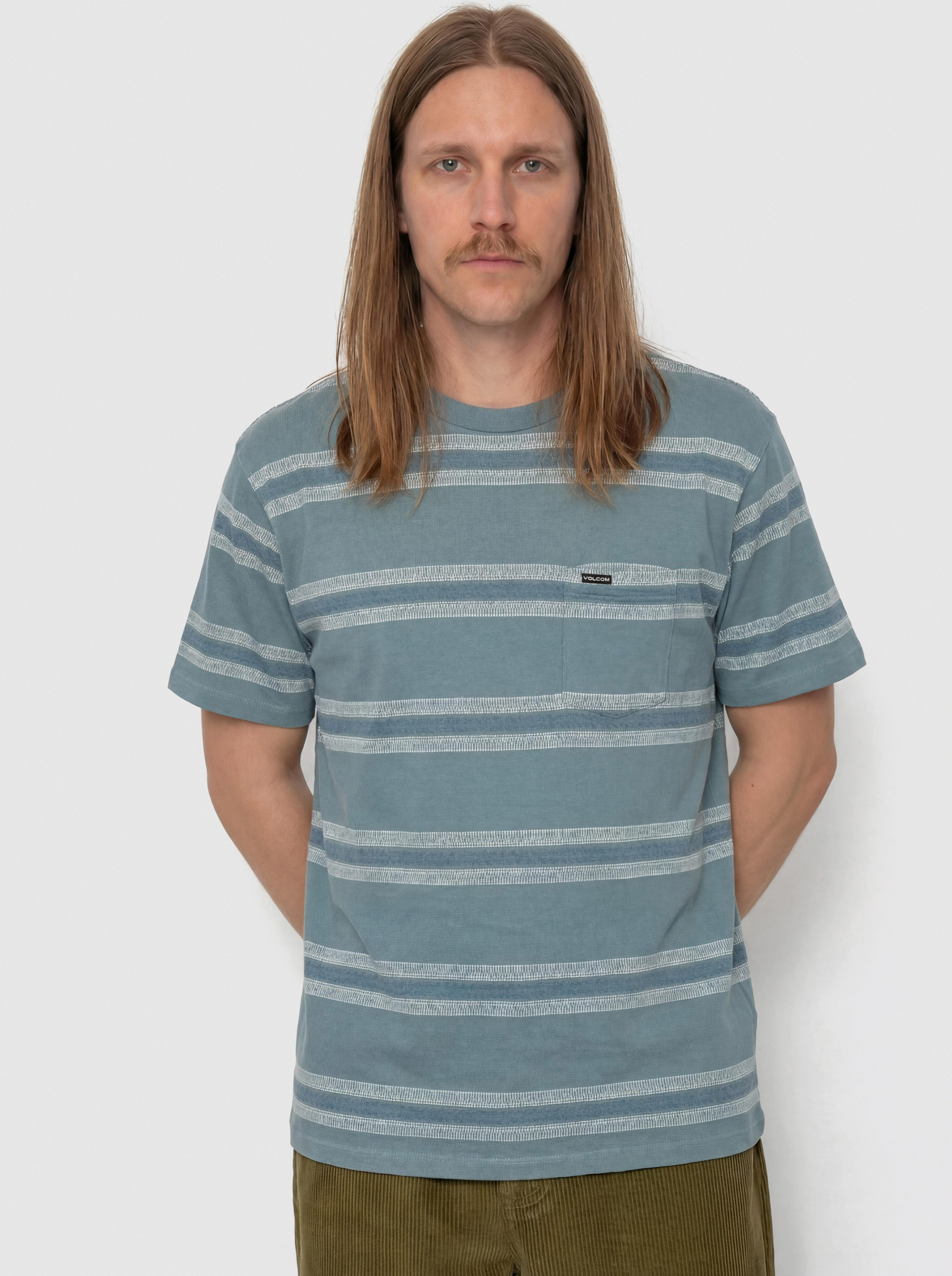 Tričko Volcom Yewster Crew (tradewinds)