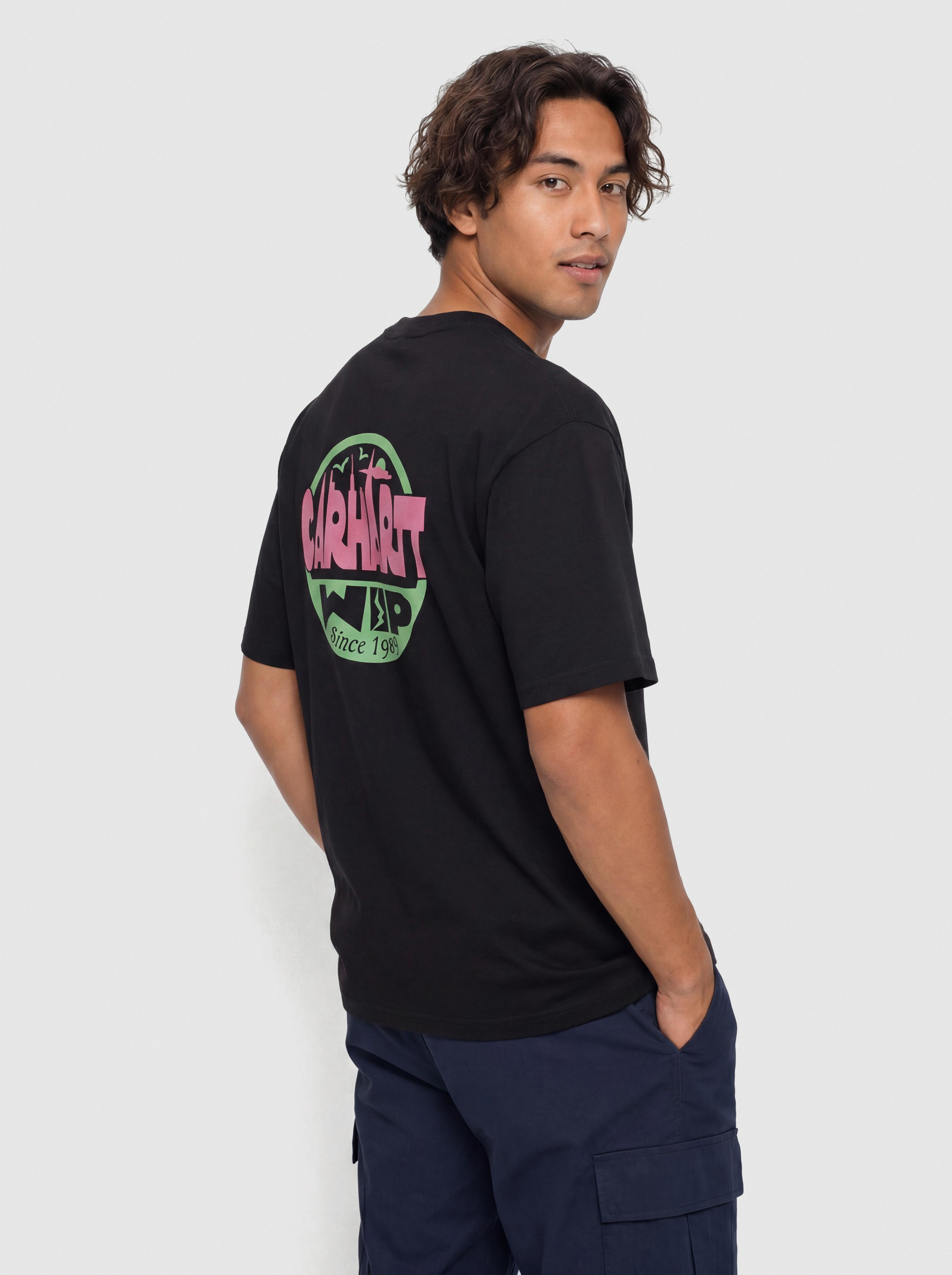 Tričko Carhartt WIP Luggage Label (black)