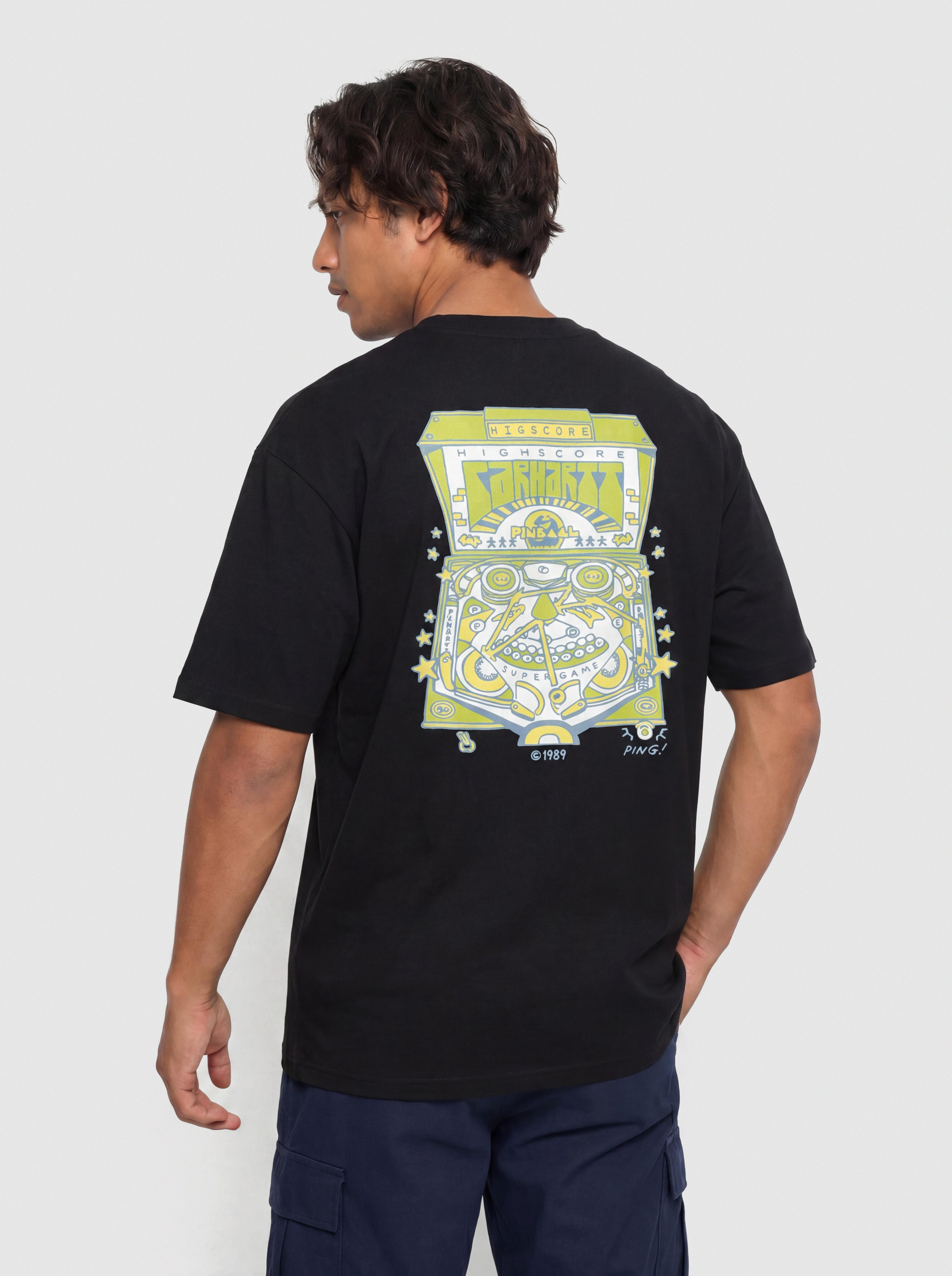 Tričko Carhartt WIP Pinball (black)