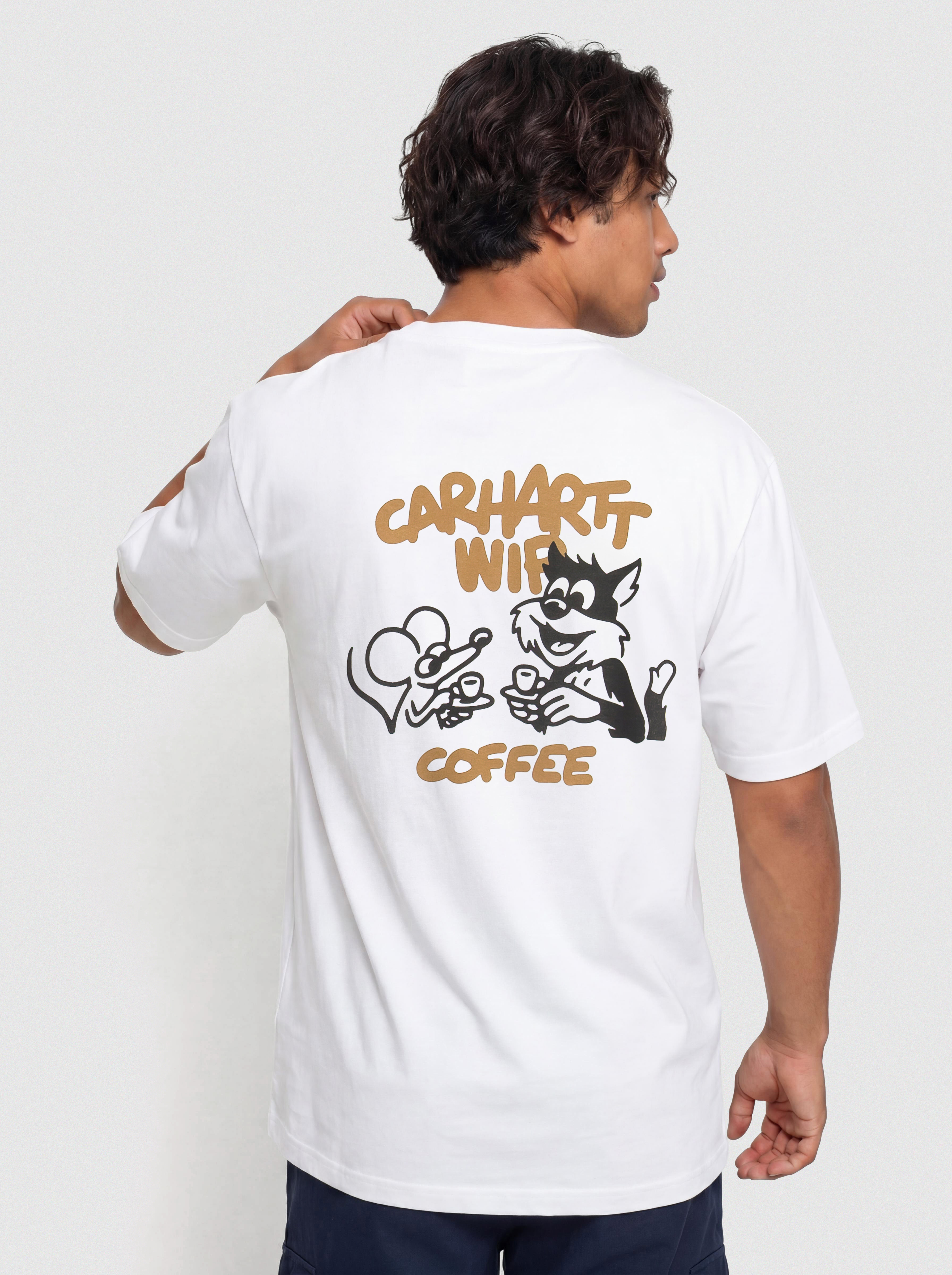 Tričko Carhartt WIP Coffee Break (white)