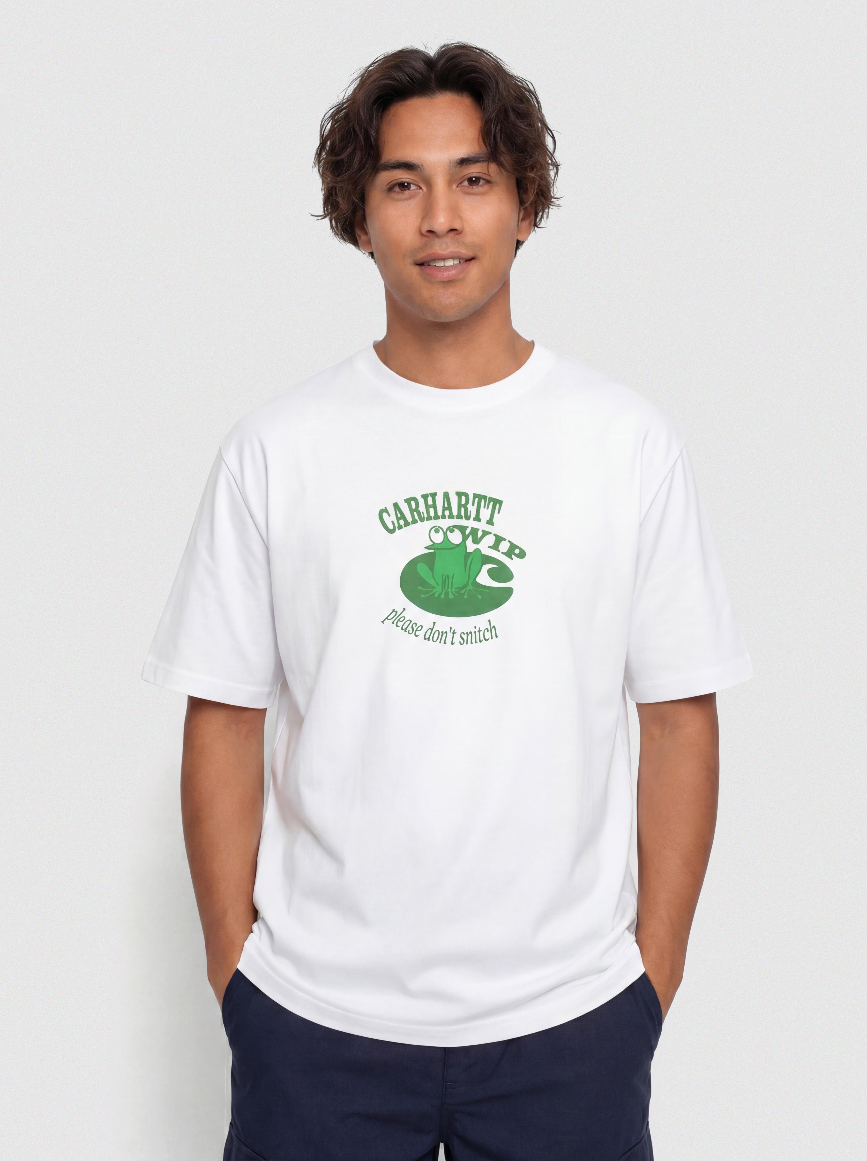 Tričko Carhartt WIP Dont Snitch (white)