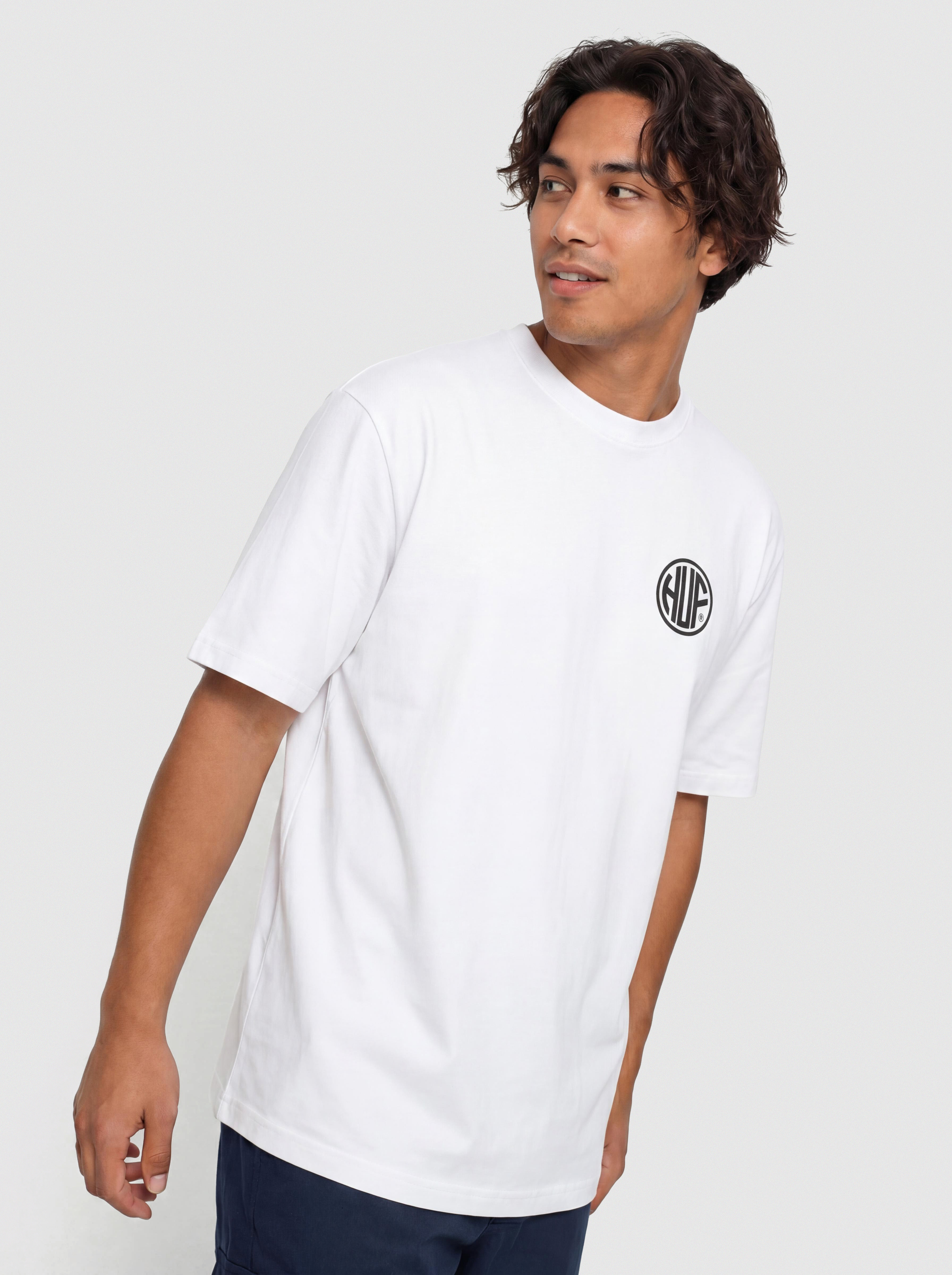 Tričko HUF Regional (white/black)