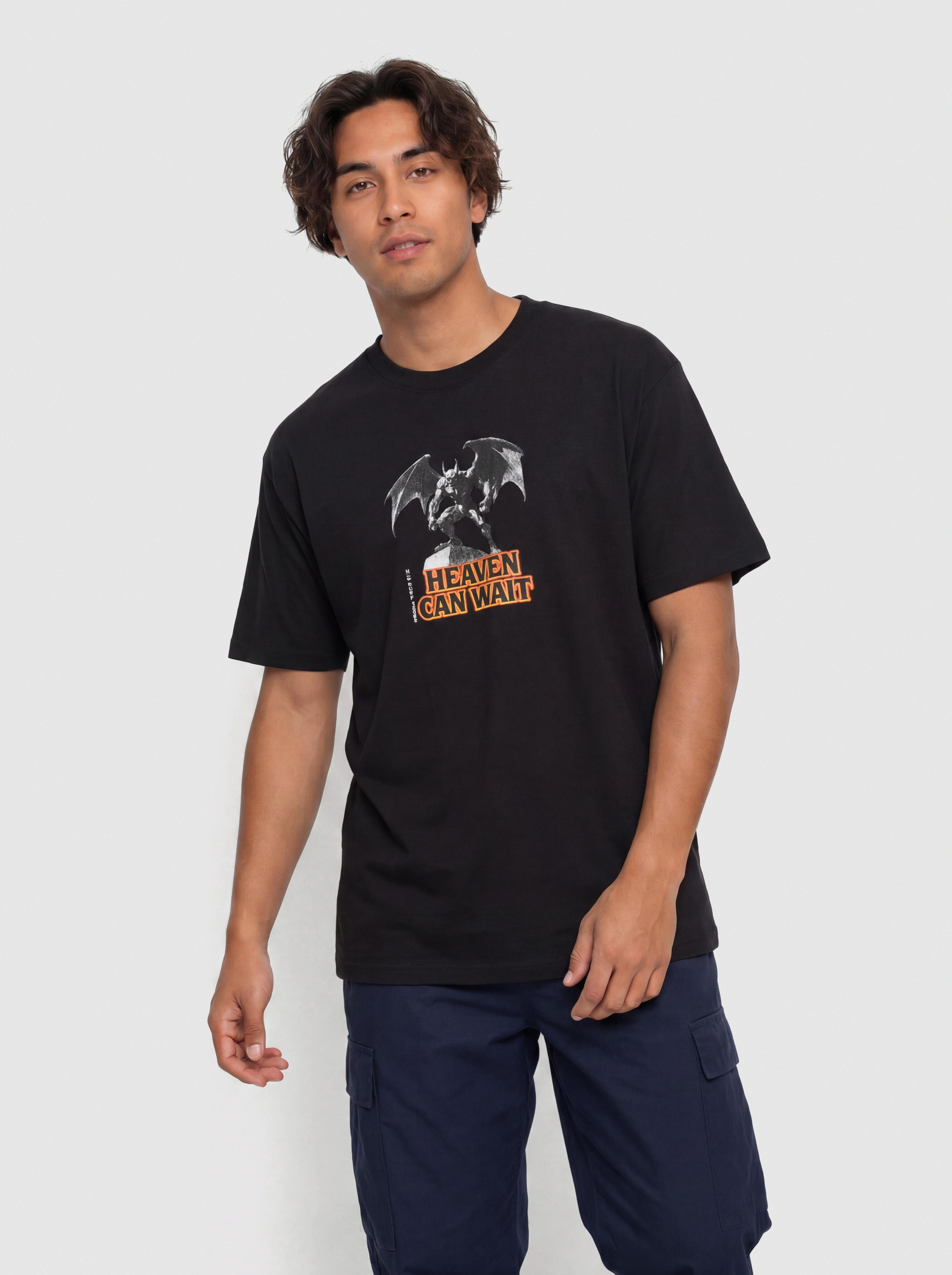 Tričko HUF Heaven Can Wait (black)