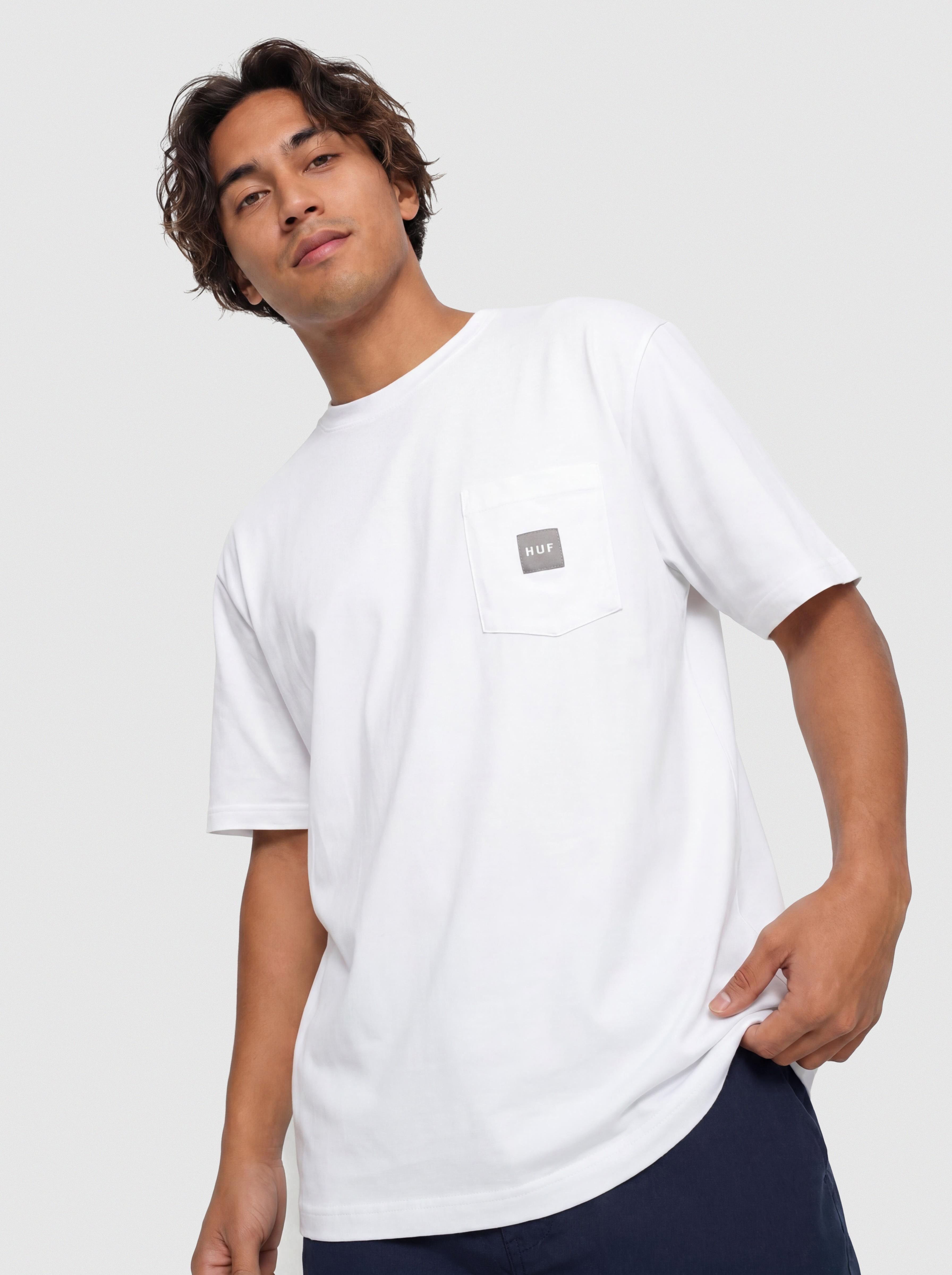 Tričko HUF Box Logo Pocket